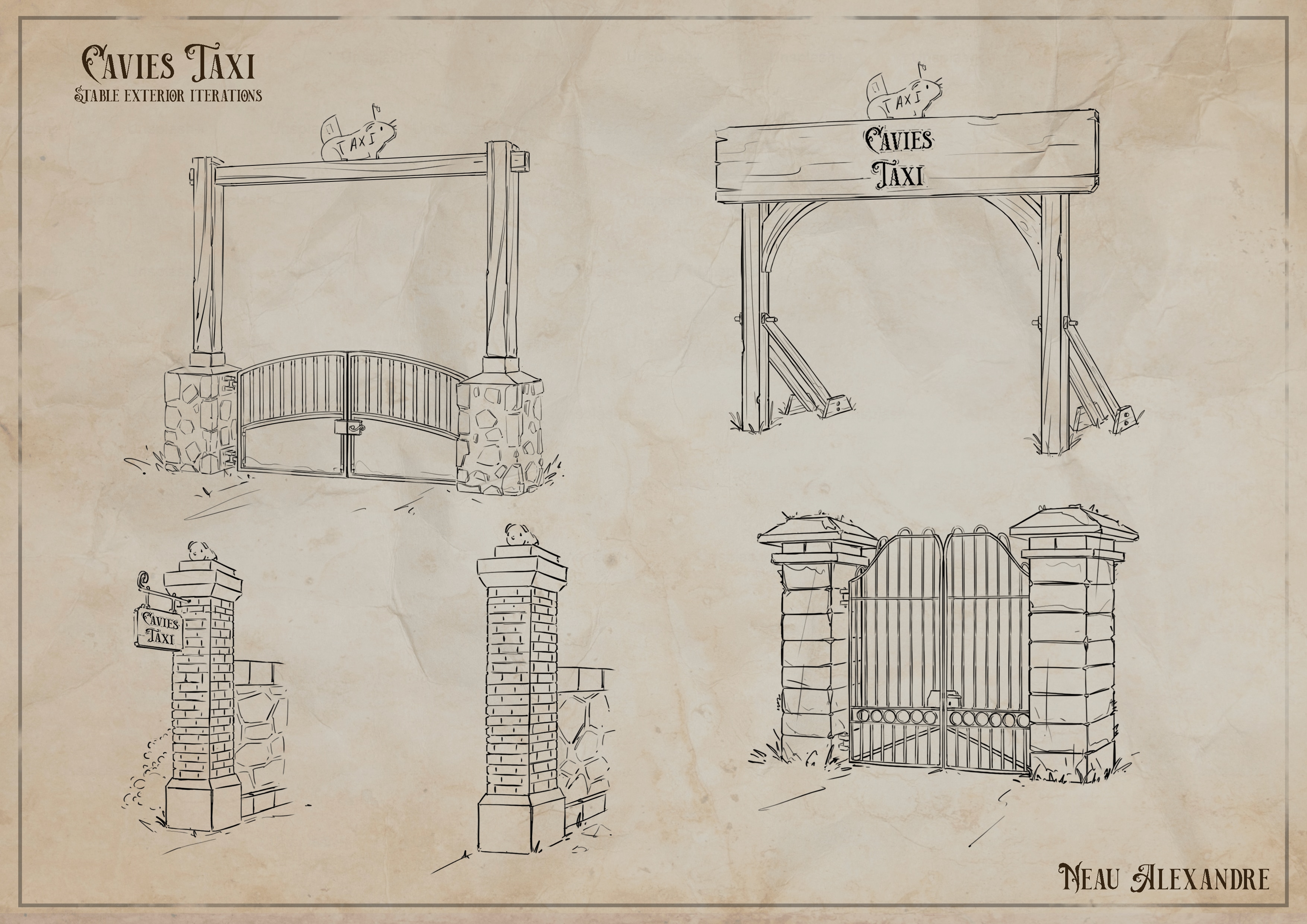 Cavies Taxi - Exterior & Props par radec