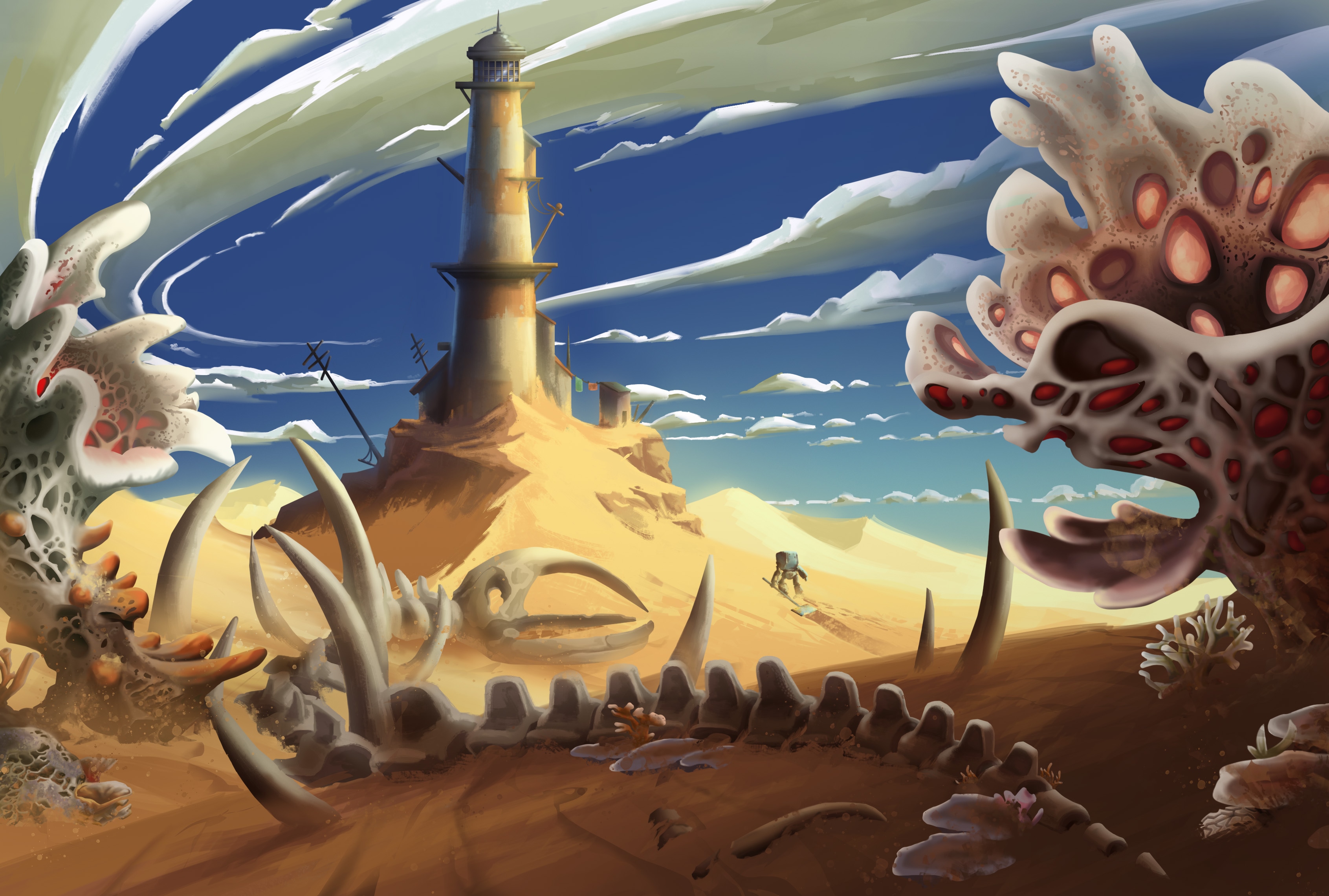 desert ocean par Laura