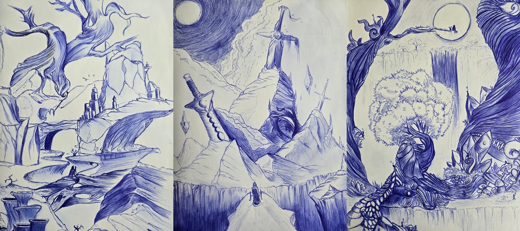 Environements au stylo BIC par ivo.artdesign