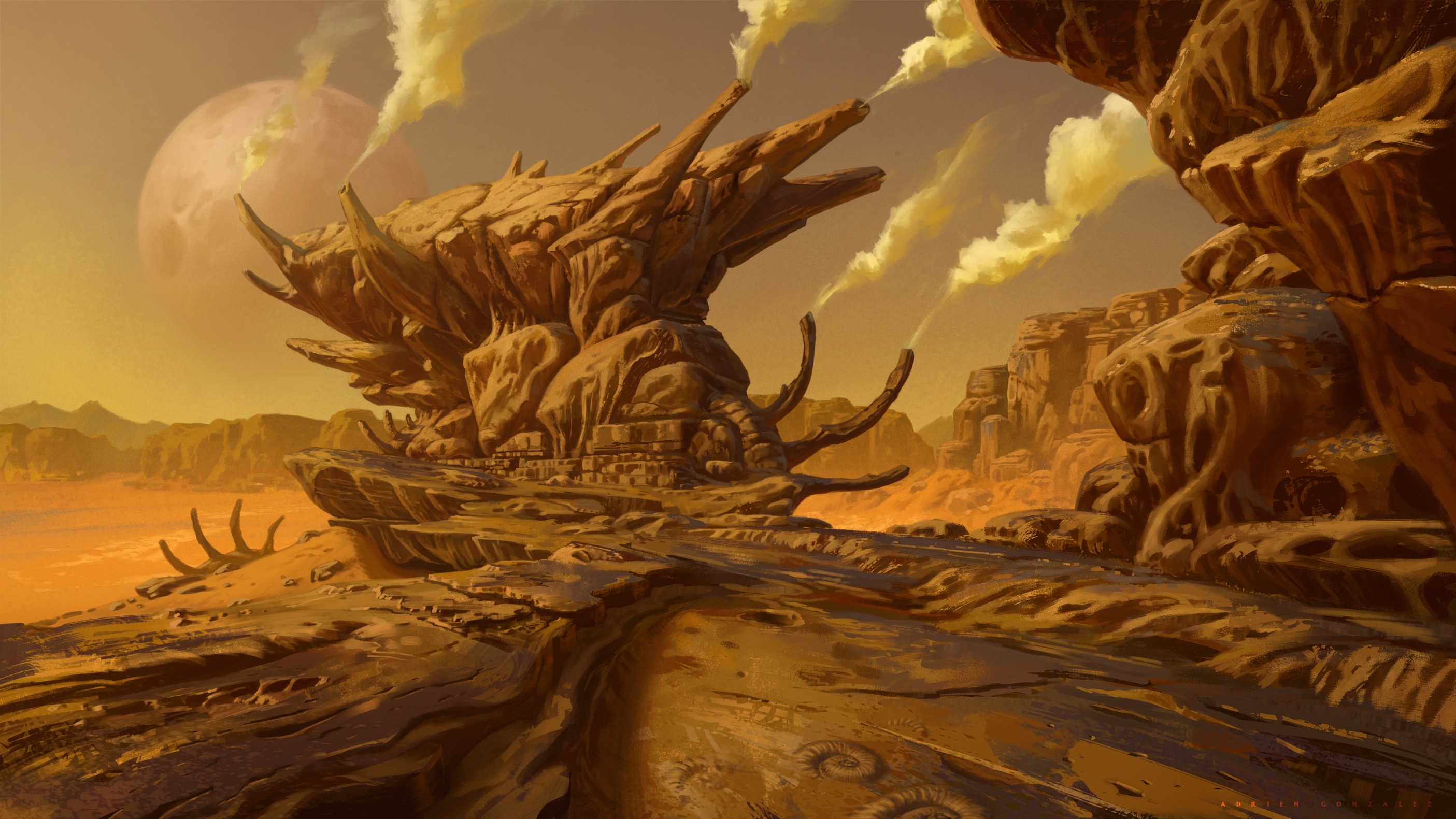 Environnement Alien par adrienG