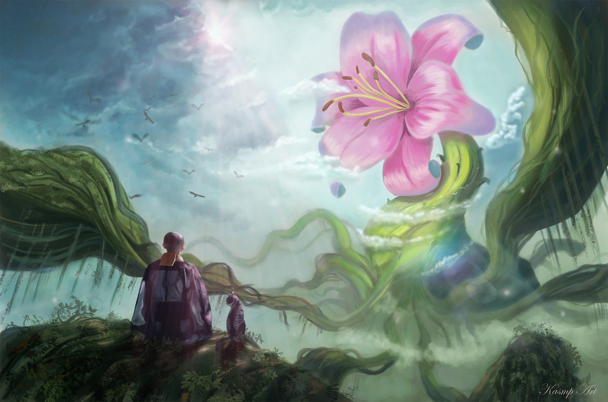 Le paysage fantasy revisité par kasmp