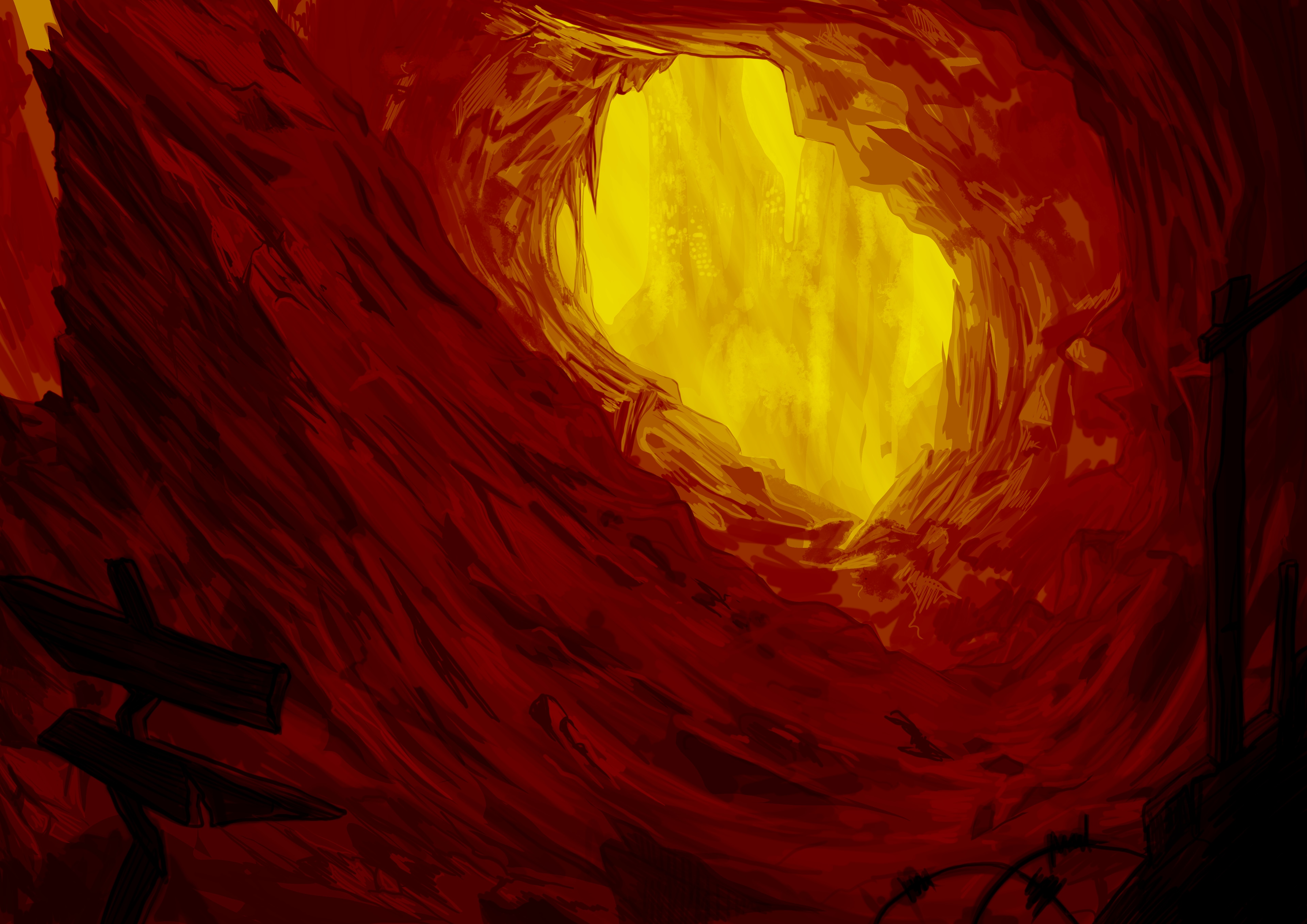 Illustration grotte par elodie_fb