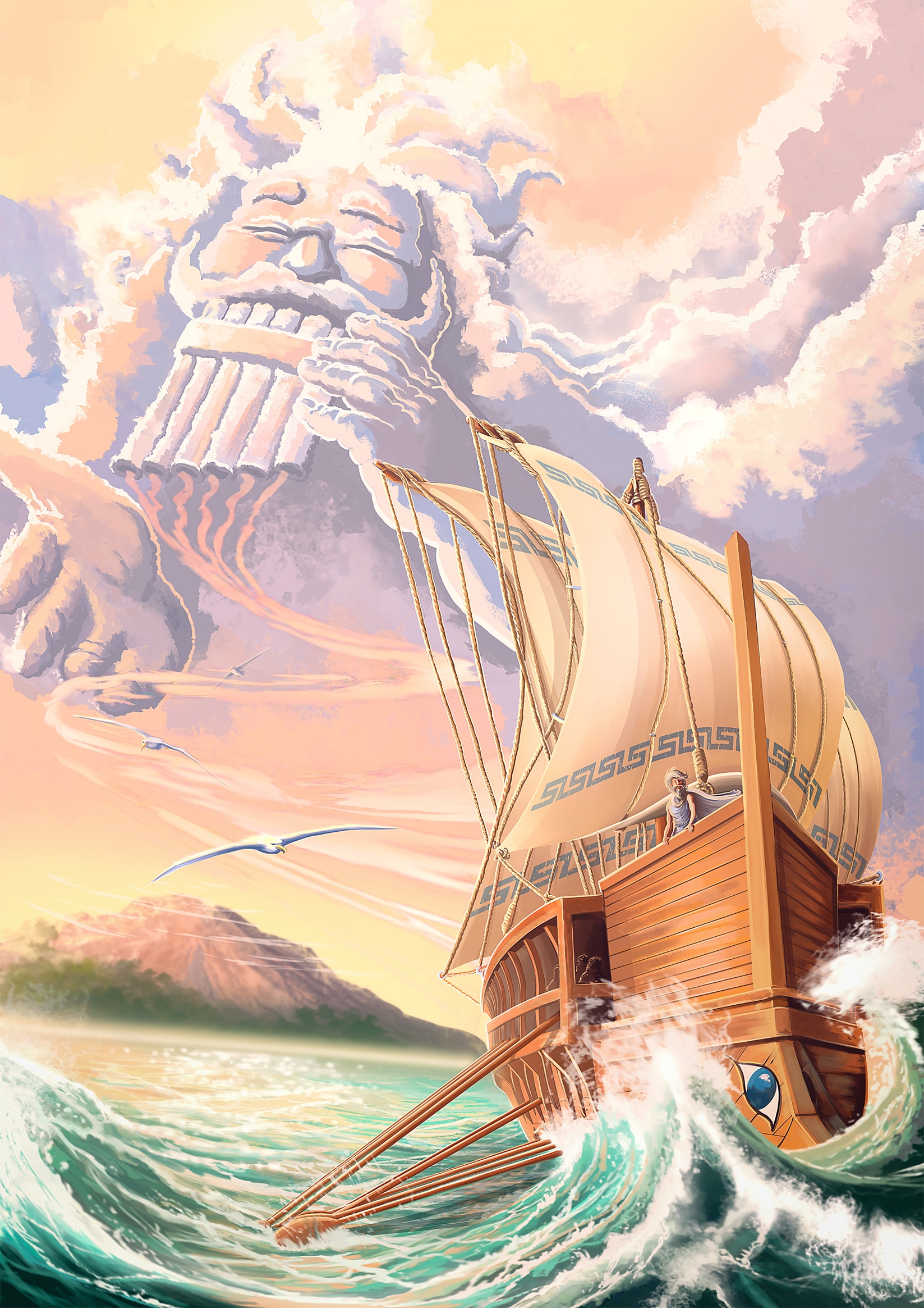 Ulysse et Éole par jeencal