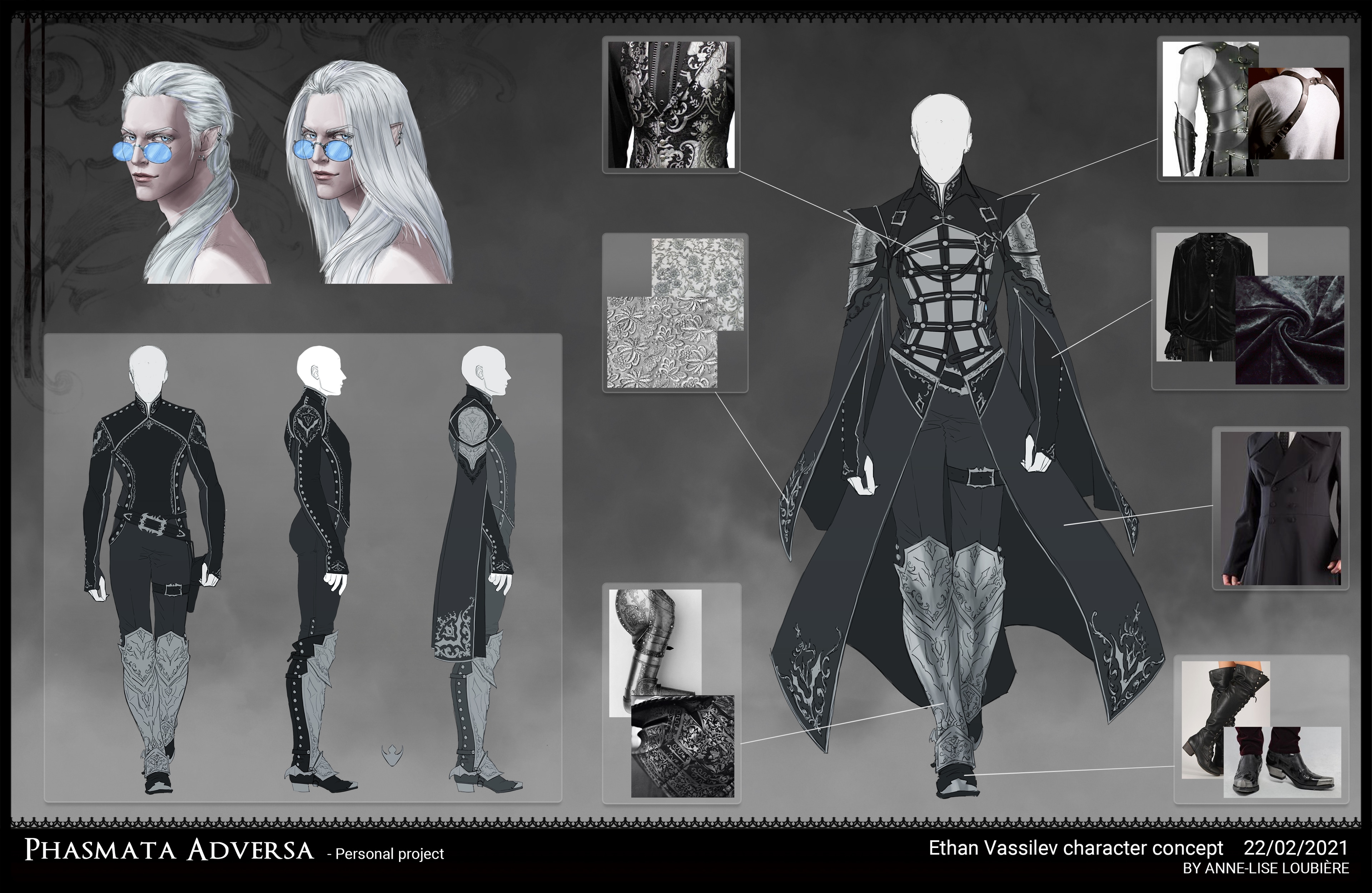 Chara design - Ethan Vassilev par carnevilcat