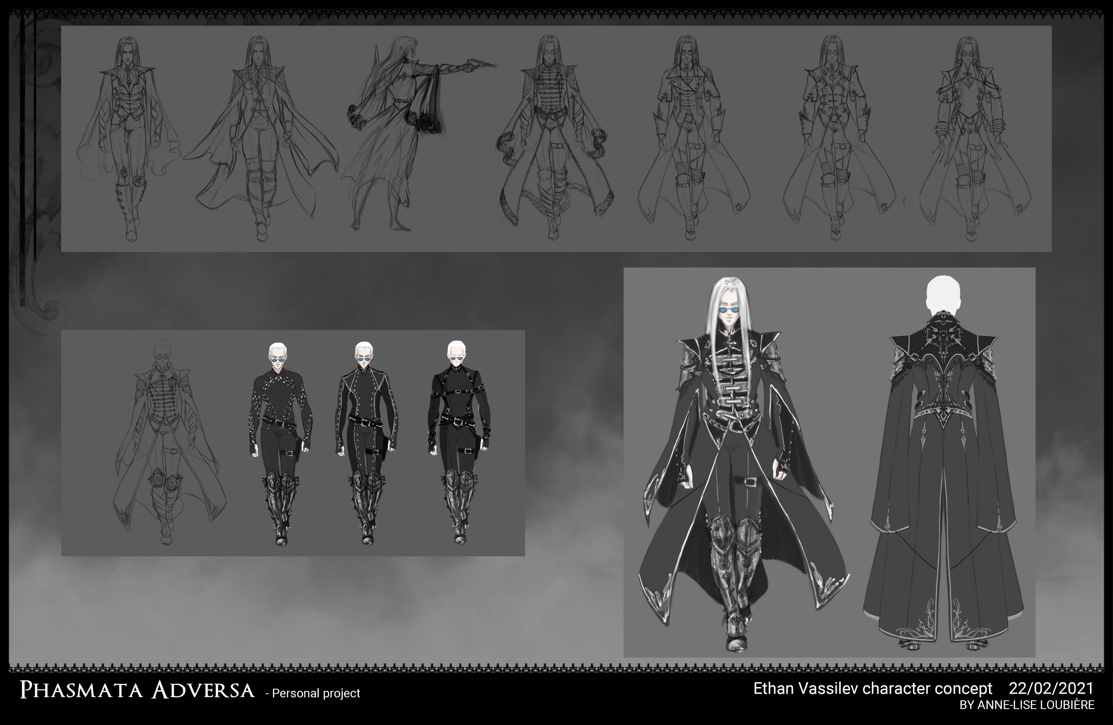 Chara design - Ethan Vassilev par carnevilcat
