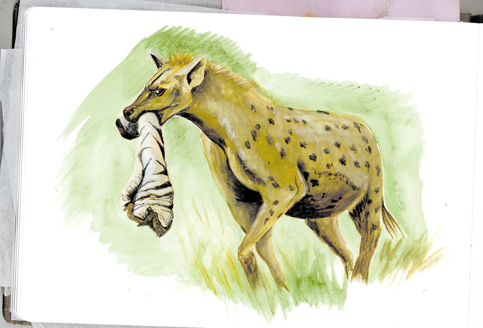 Hyène des cavernes par lievredemars