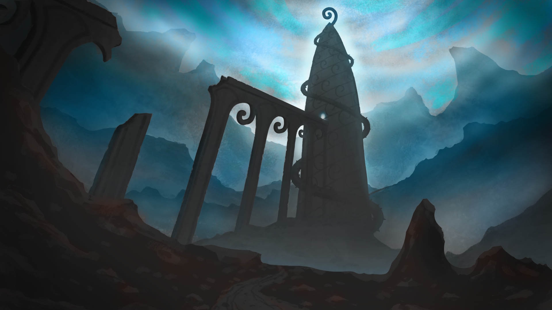 ex 4 Paysage de fantasy par Ben Broceli