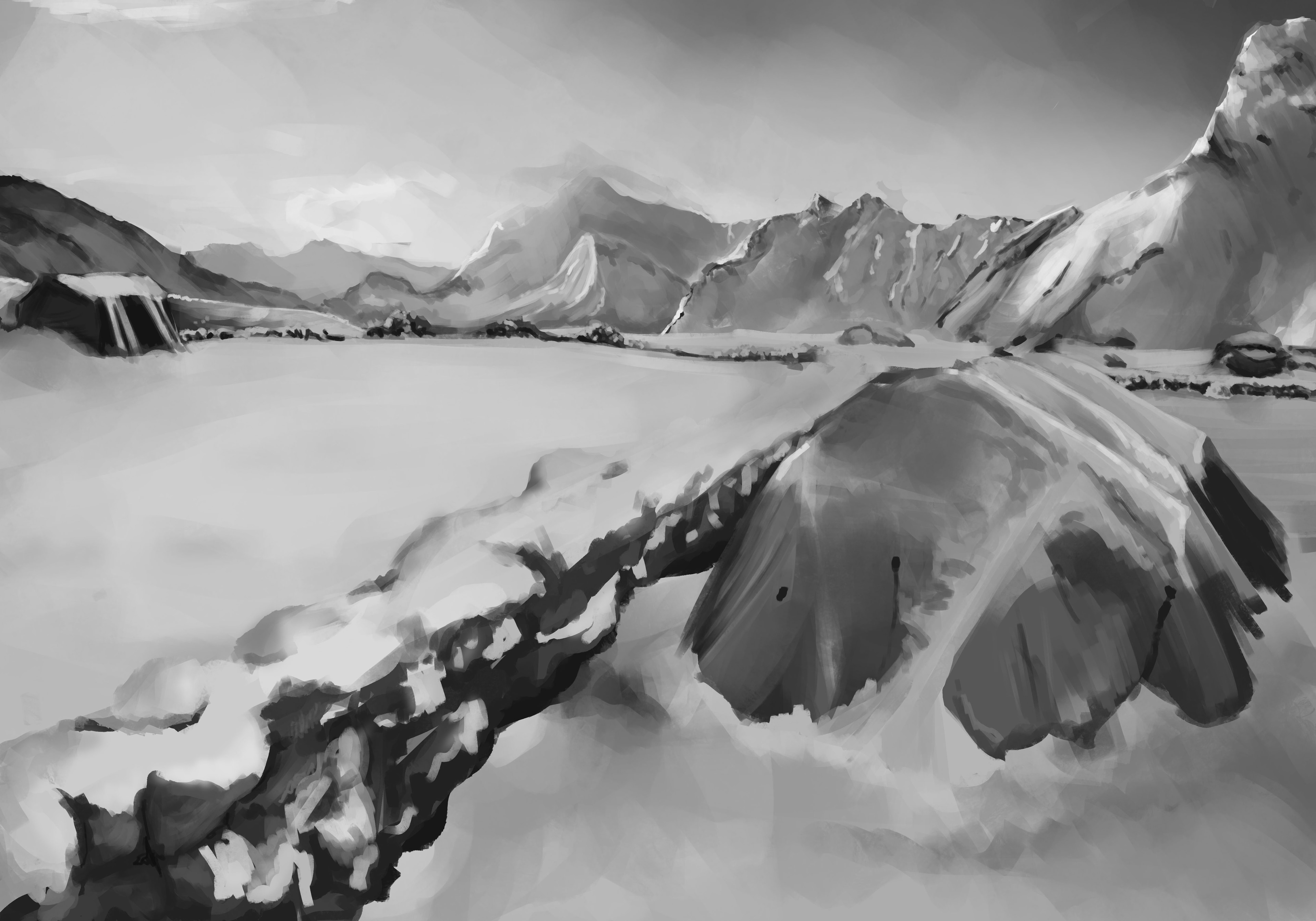 Exo Bonus "Montagne Neige" de Valeur et de nuance  jyggalag par jyggalag