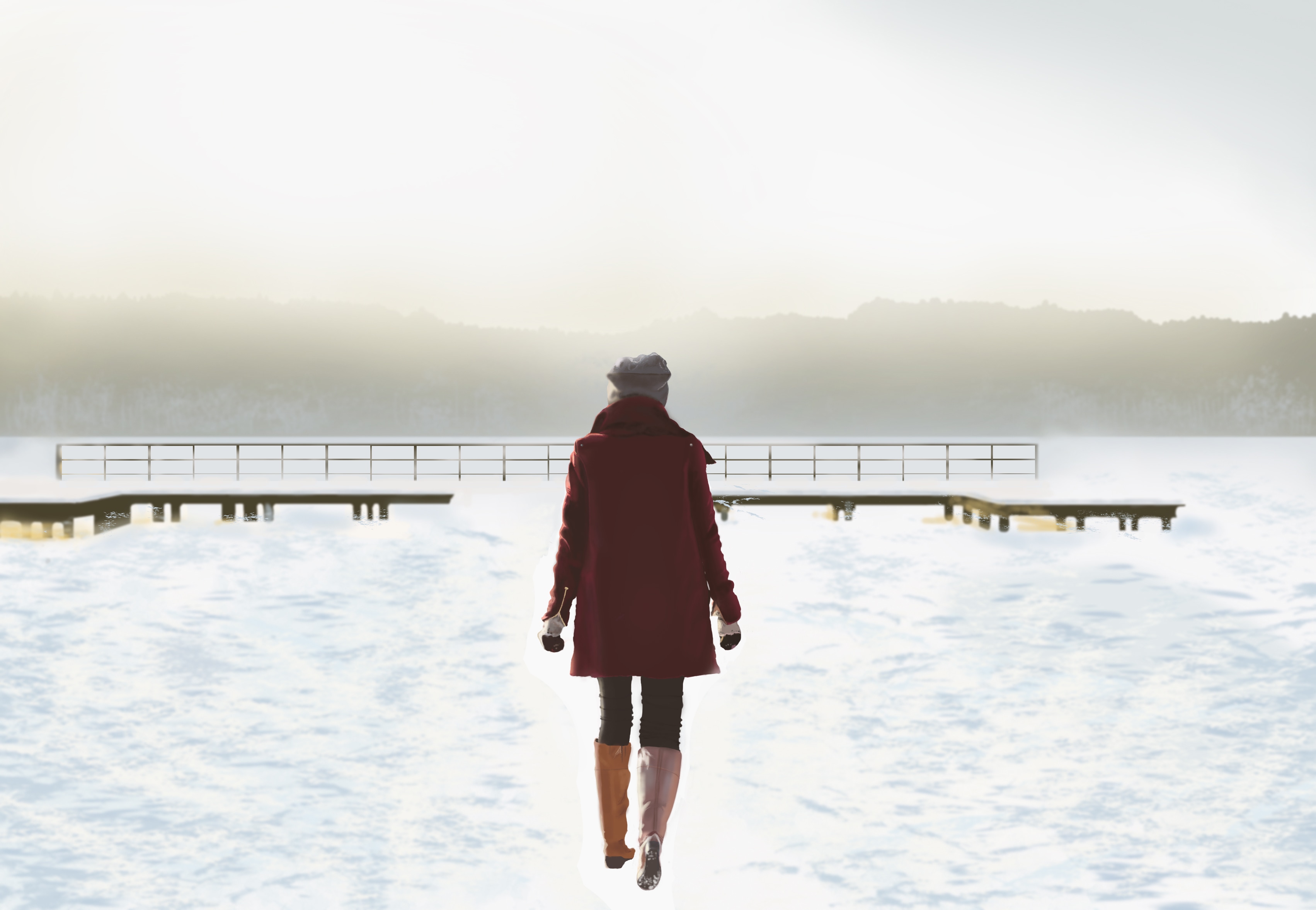 Karen dans la neige par Nueve