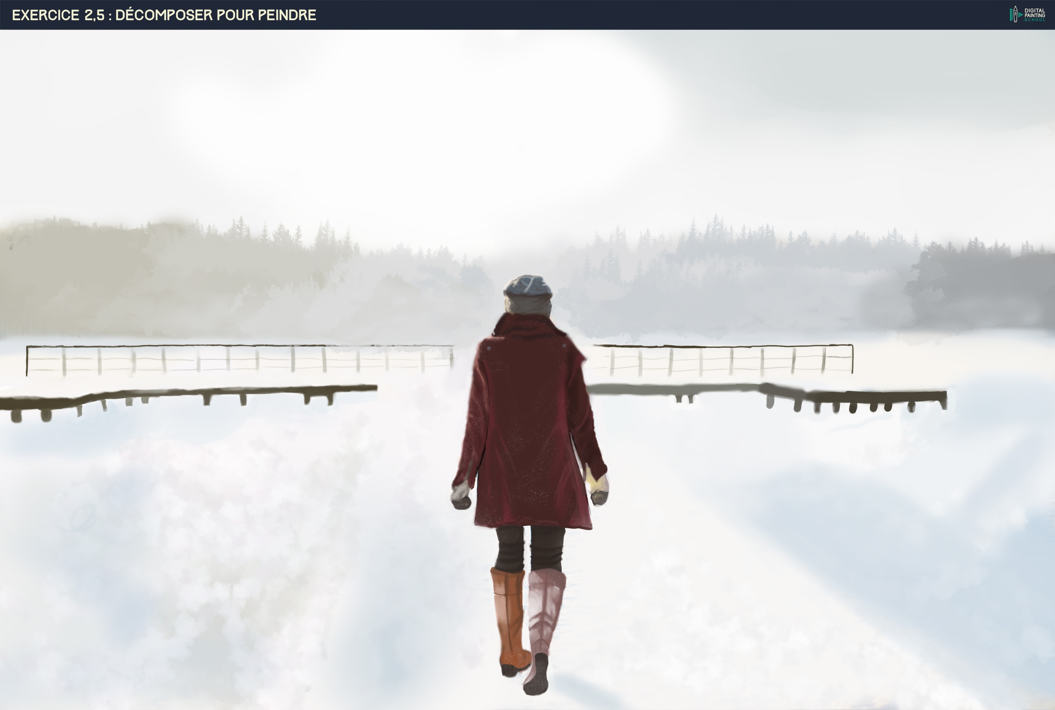 Sous la neige par mababo54