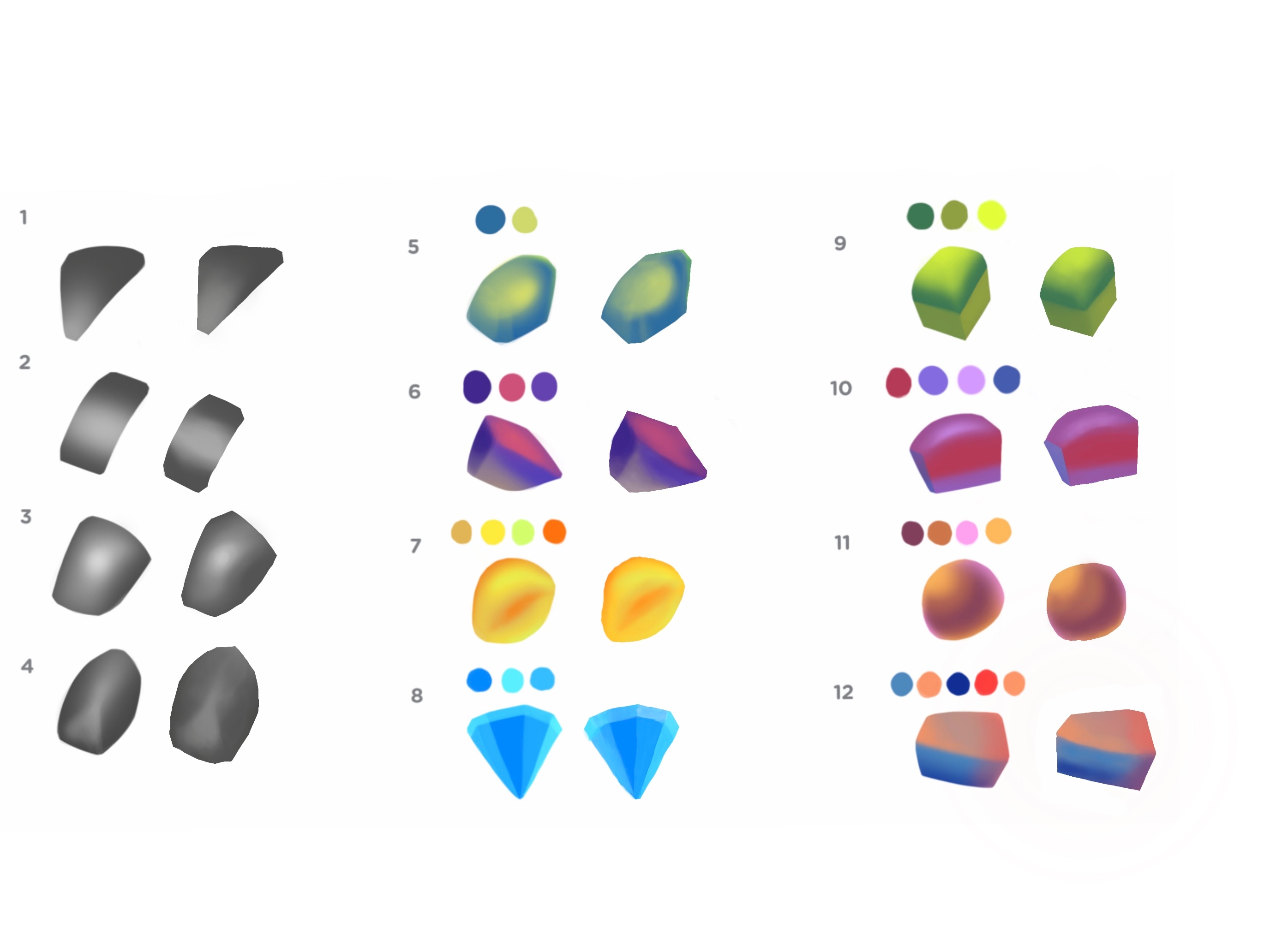 Exercice de brush et d’ombre par pi2r1
