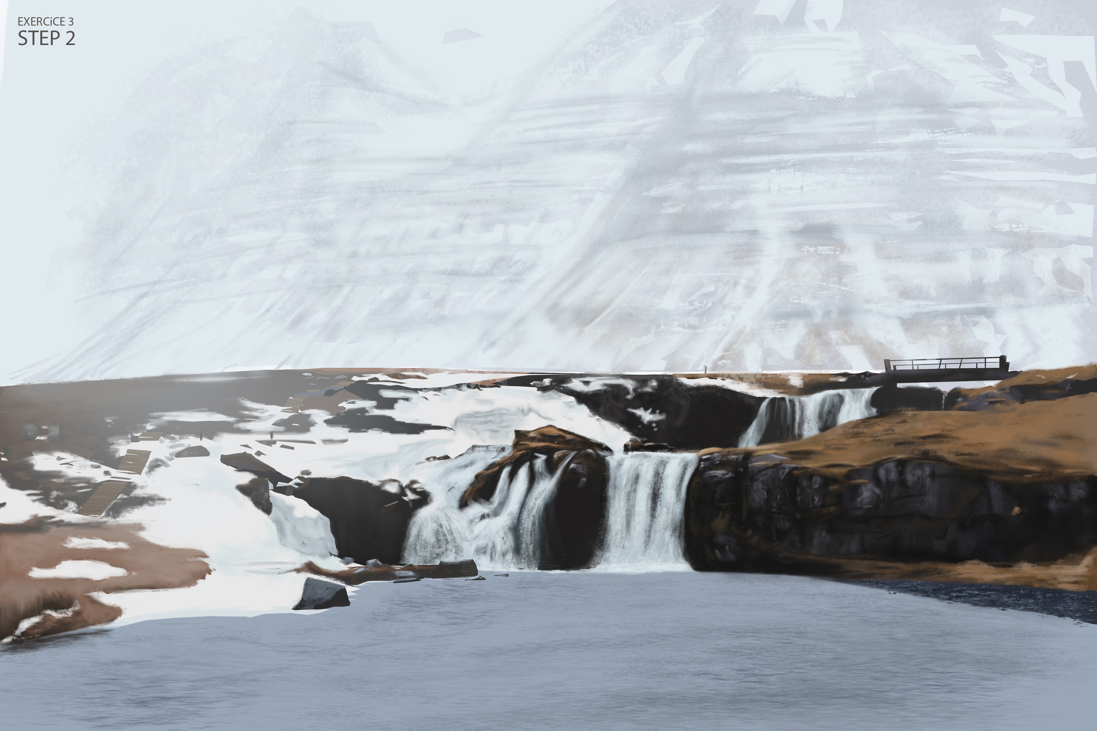 Exercice 3 : etape 2, montagne par Roxikos