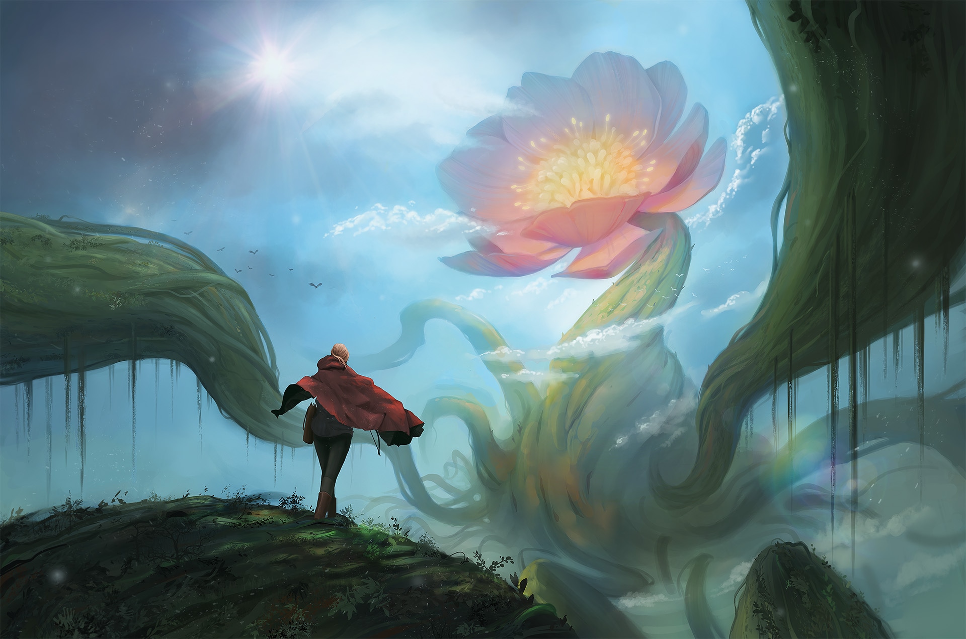 Paysage fantaisiste par Hellie