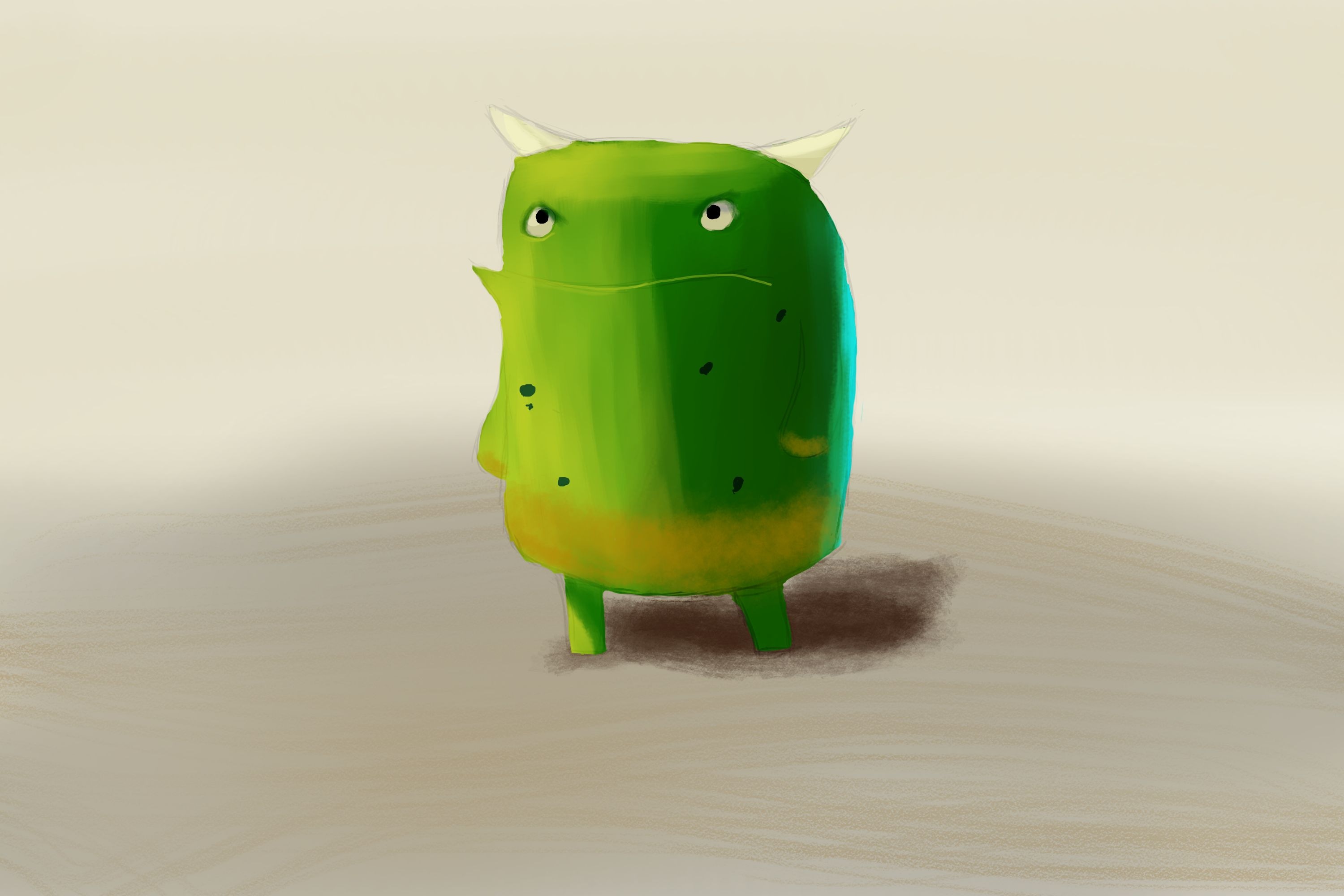 Exercice du monstre sur Krita par FarrenLaHarpie