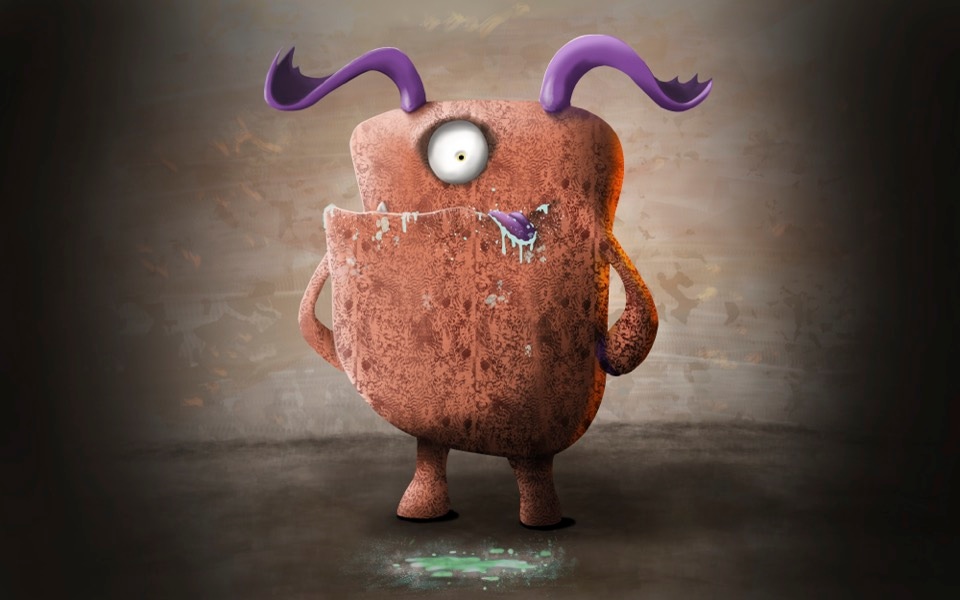 Petit monstre bien baveux par fatchedeu013