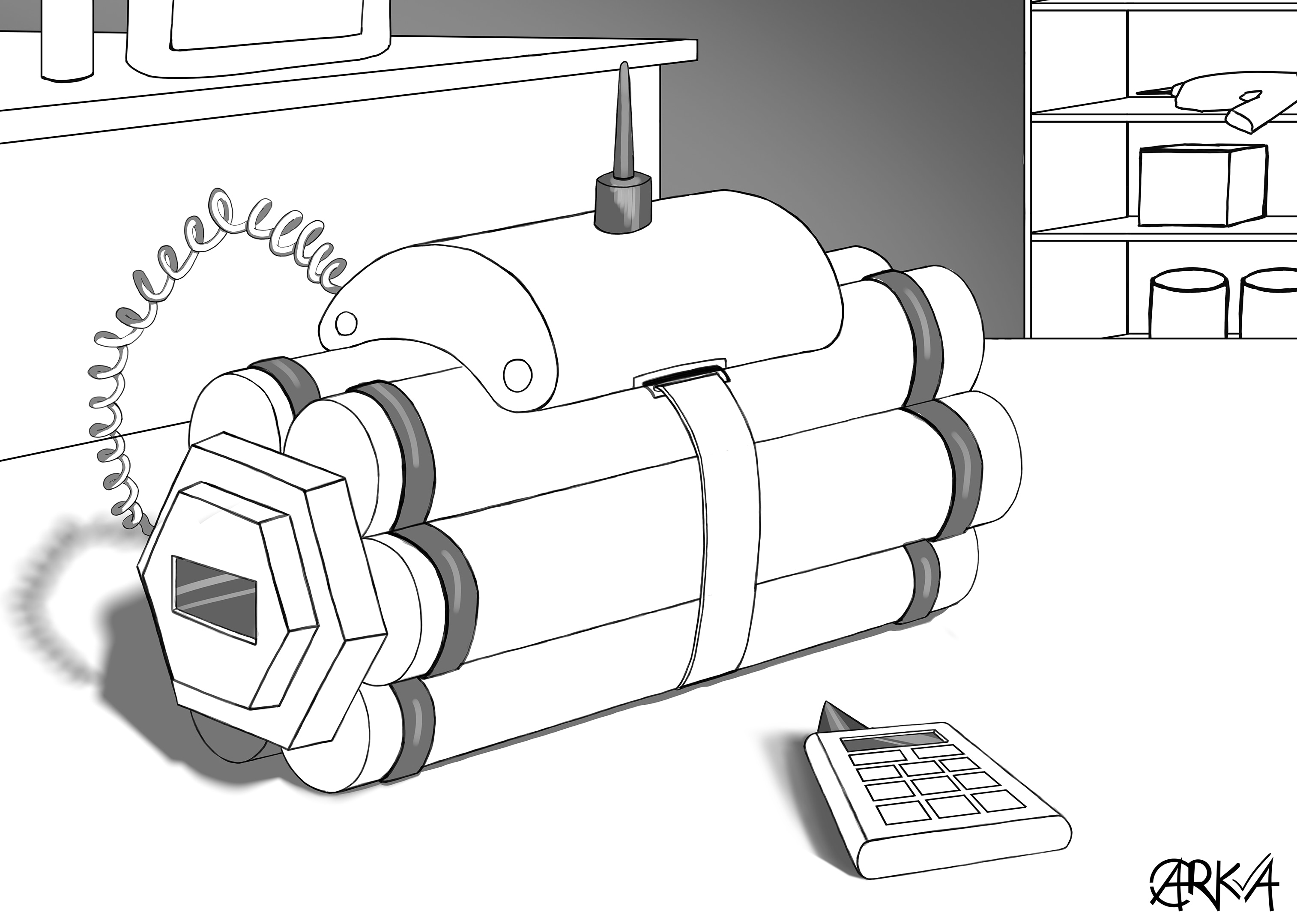 Croquis perso de fin de Chapitre 2 par Arka