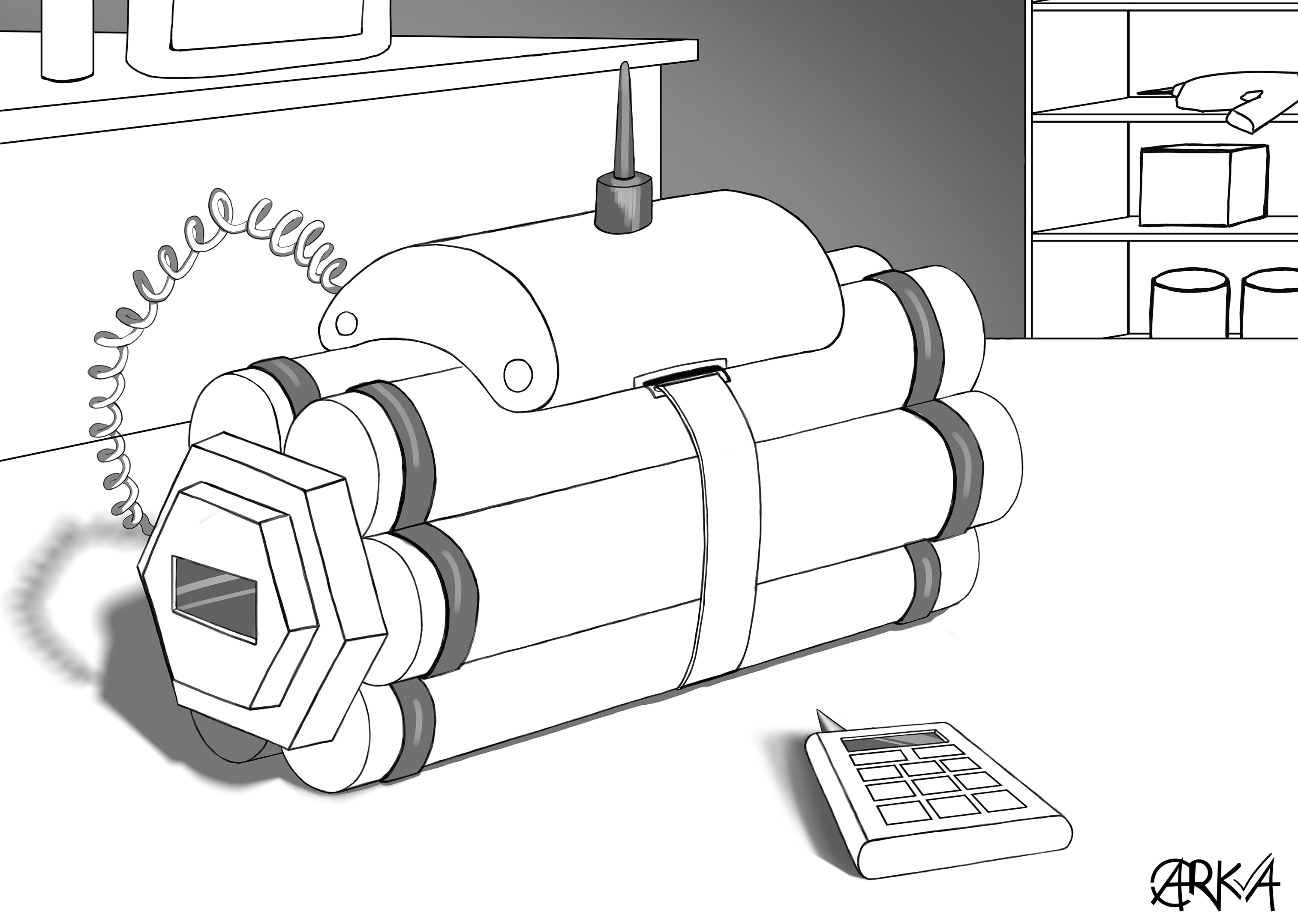 Croquis perso de fin de Chapitre 2 par Arka