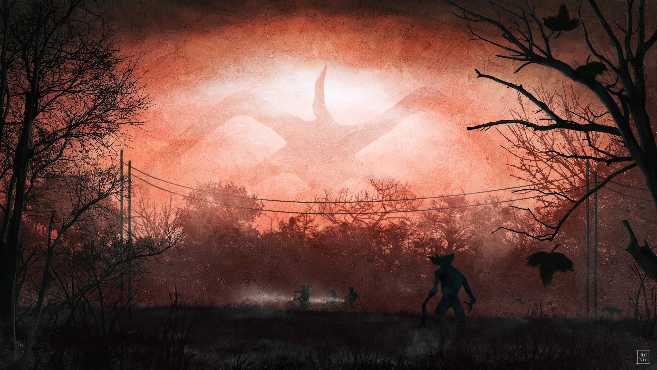 Speedpainting d'un fanart Stranger things par Devi