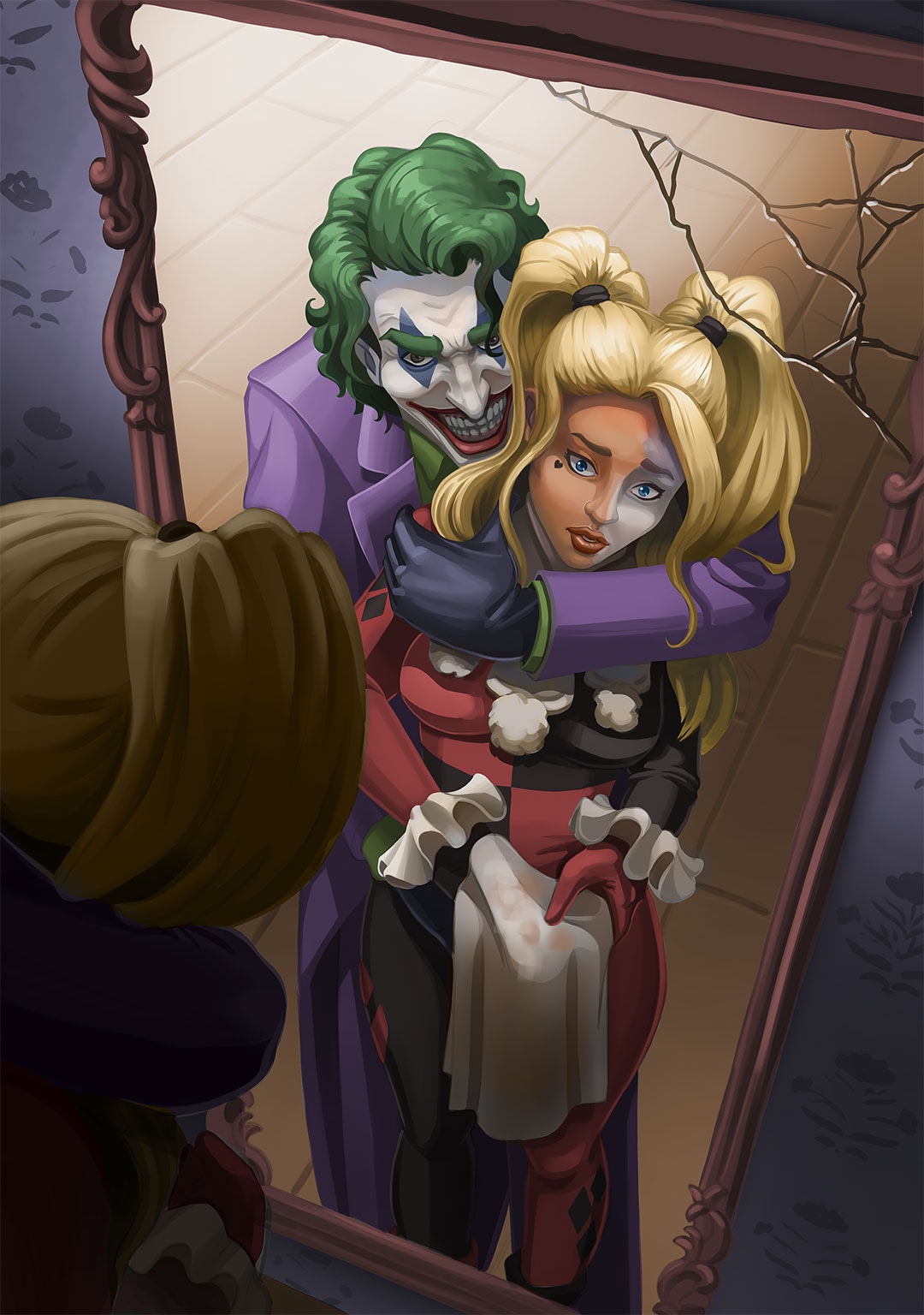 Joker + Harley par Lapilune