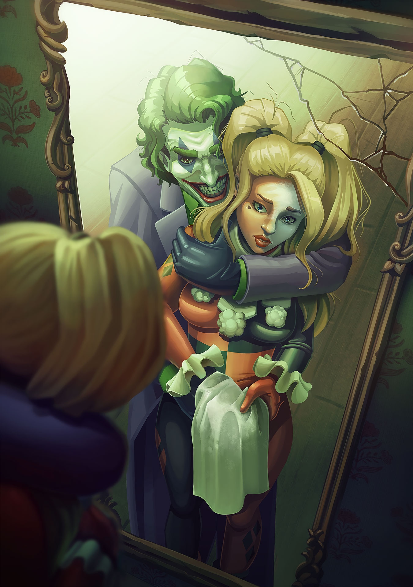 Joker + Harley par Lapilune