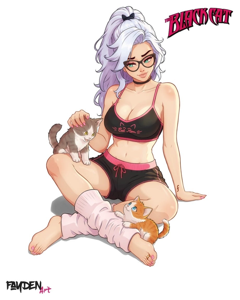 Black Cat fan art par Fayden