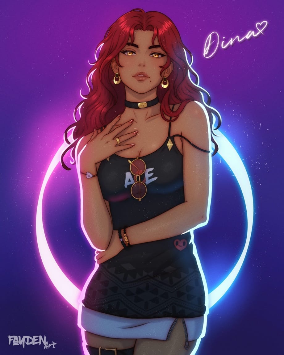 Dina Bad girl par Fayden