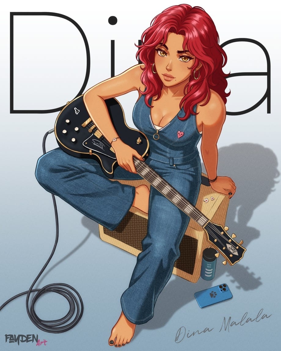 Dina in the studio - Photoshoot par Fayden