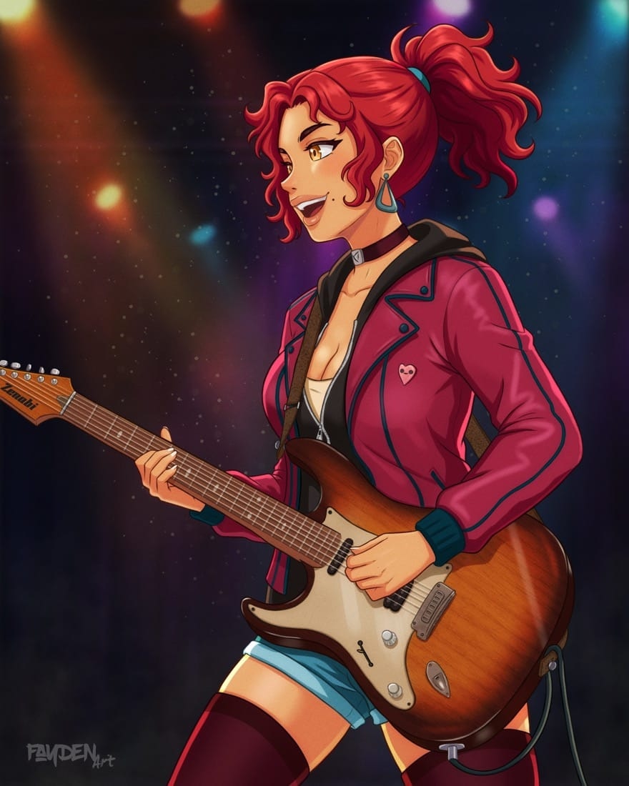 Dina on stage par Fayden