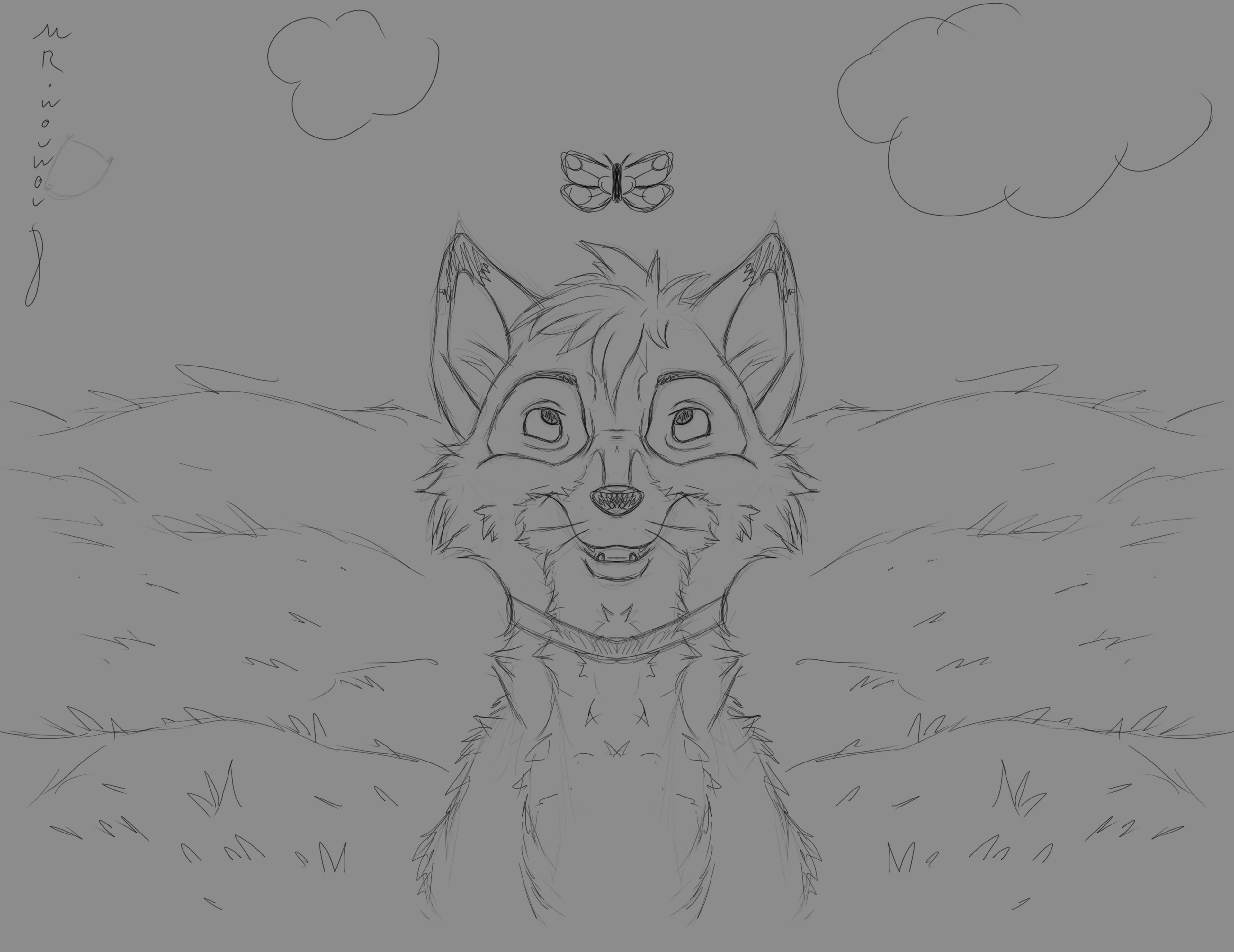 The Fox and the Hound Sketch par Mr.Wouwou