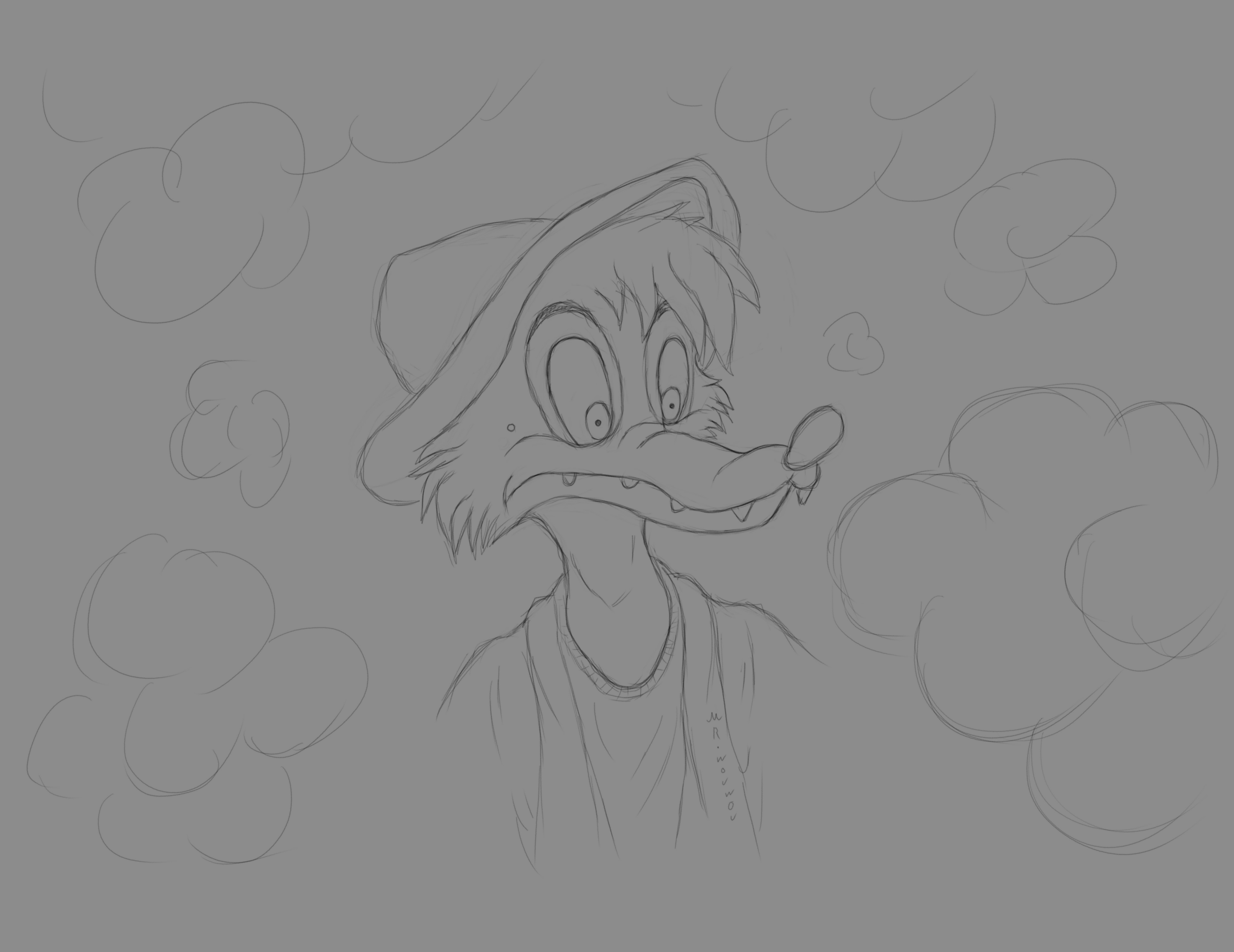 Br'er Fox Disney Sketch par Mr.Wouwou