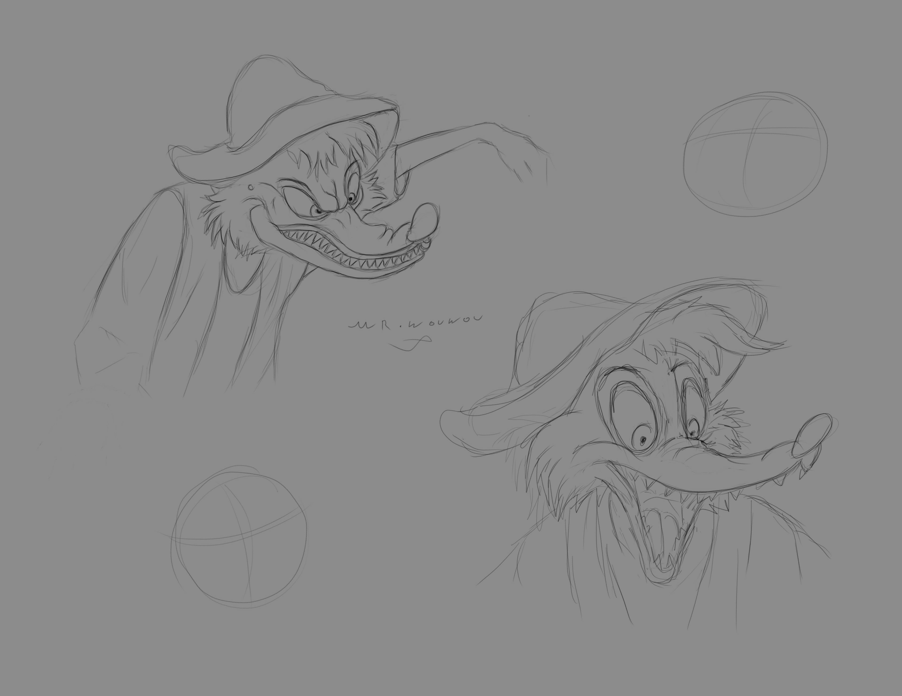 Br'er Fox Disney Sketch par Mr.Wouwou