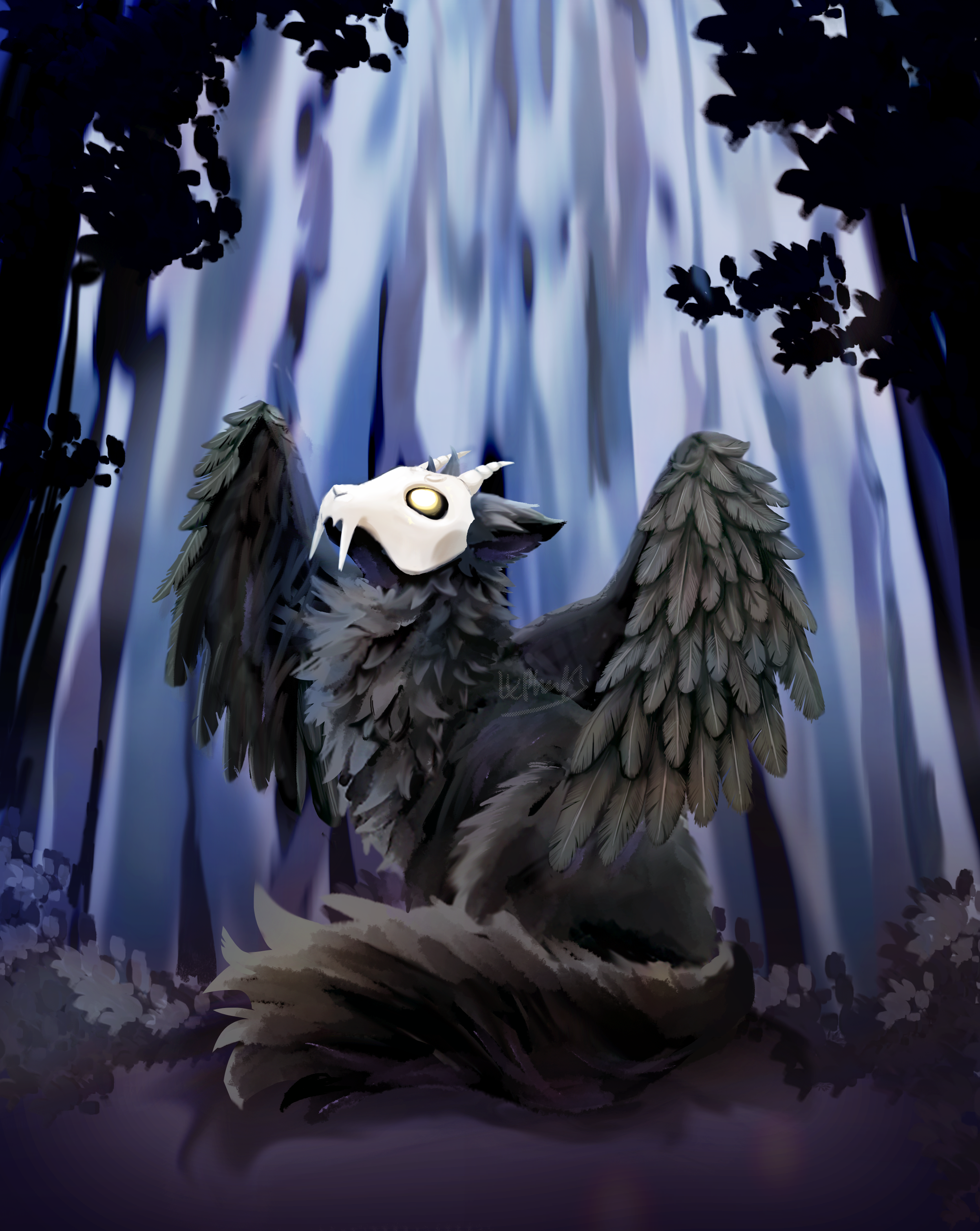 Artfight Featherfall par pyphilia