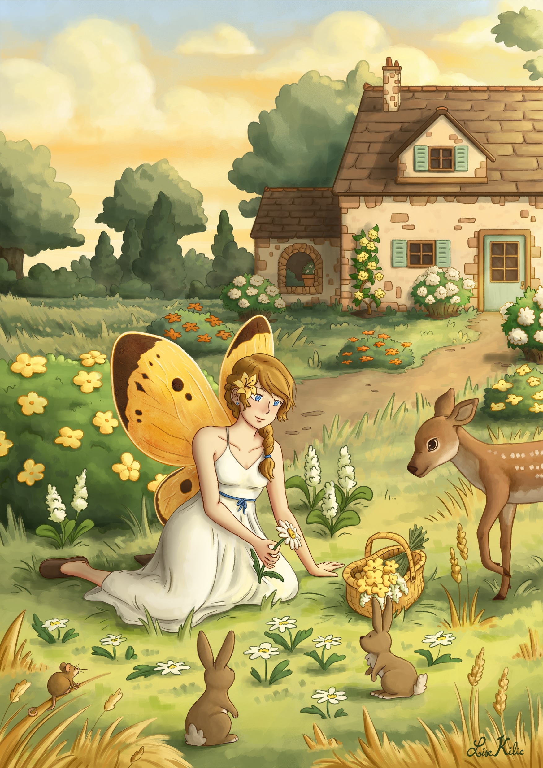 Fée du printemps par liwy