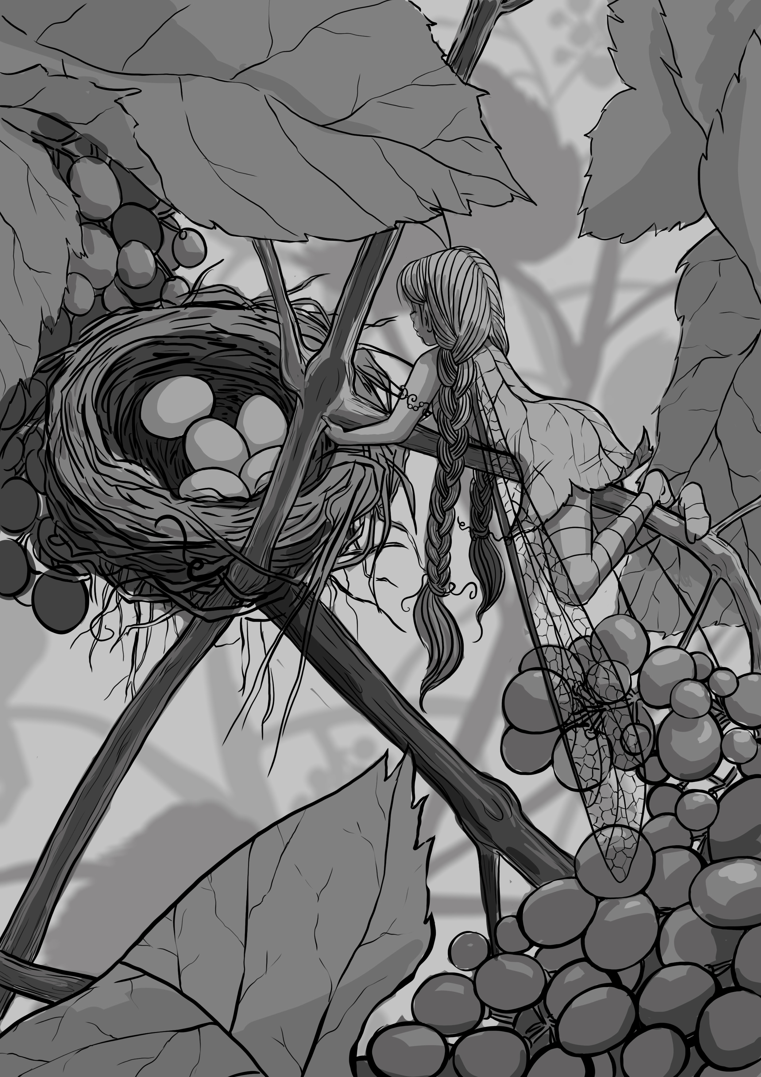 La fée des vignes par LAM