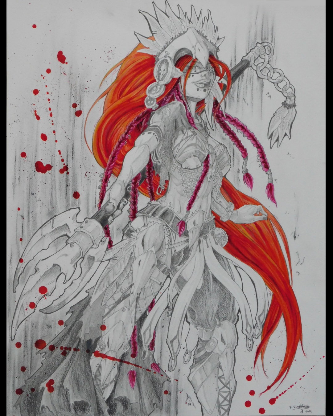 Fille corbeau par Sophie