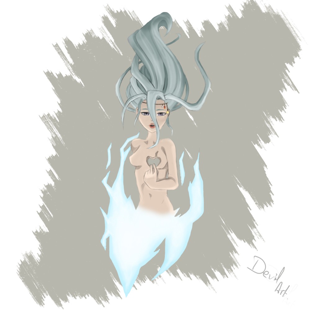 femme flamme par devil_osyris