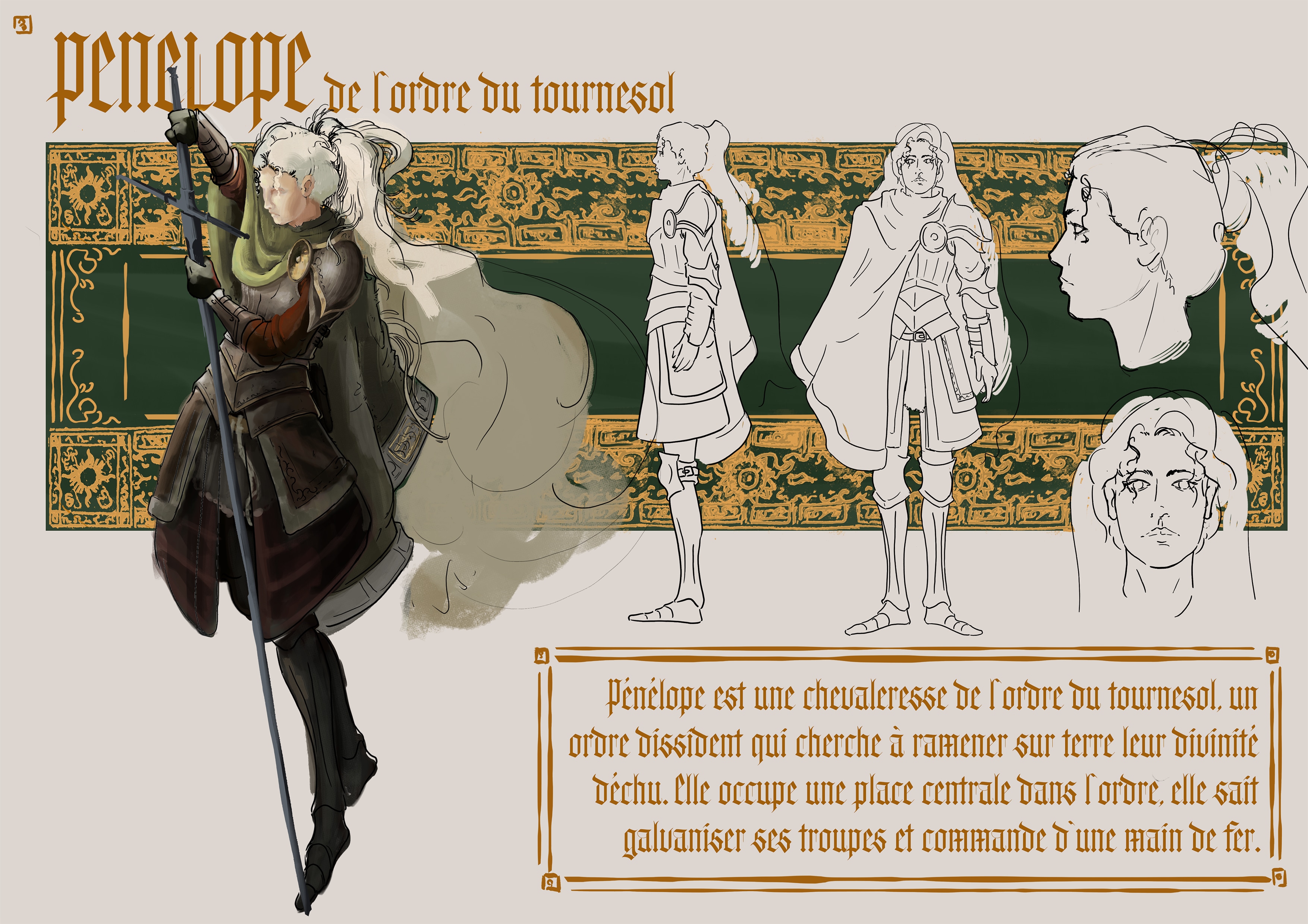 Pénélope de l'ordre du tournesol par Nil Bill