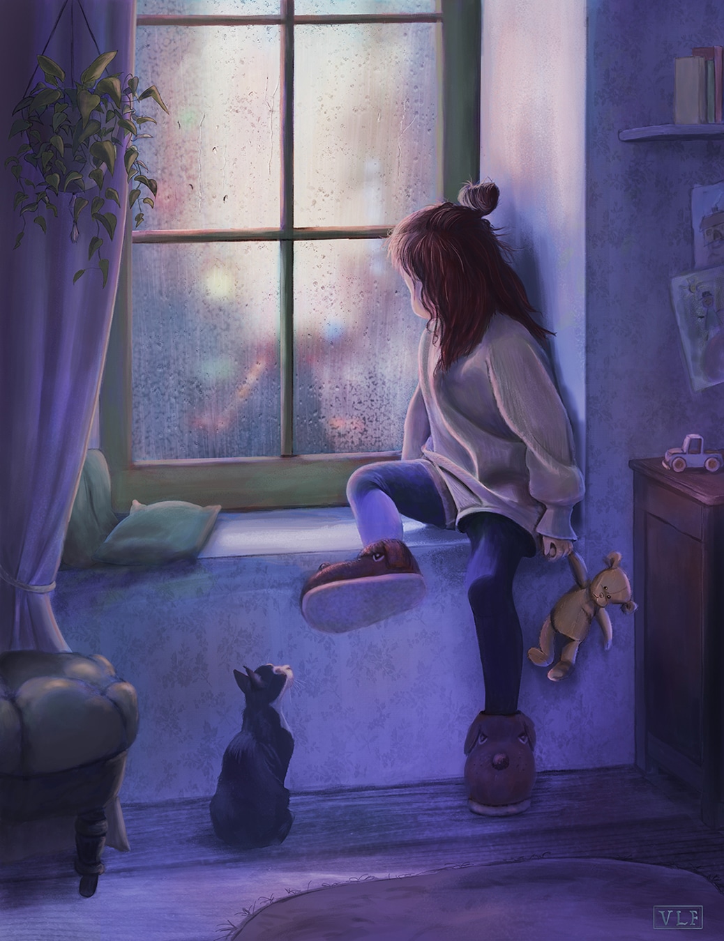 Jour de pluie par Virg