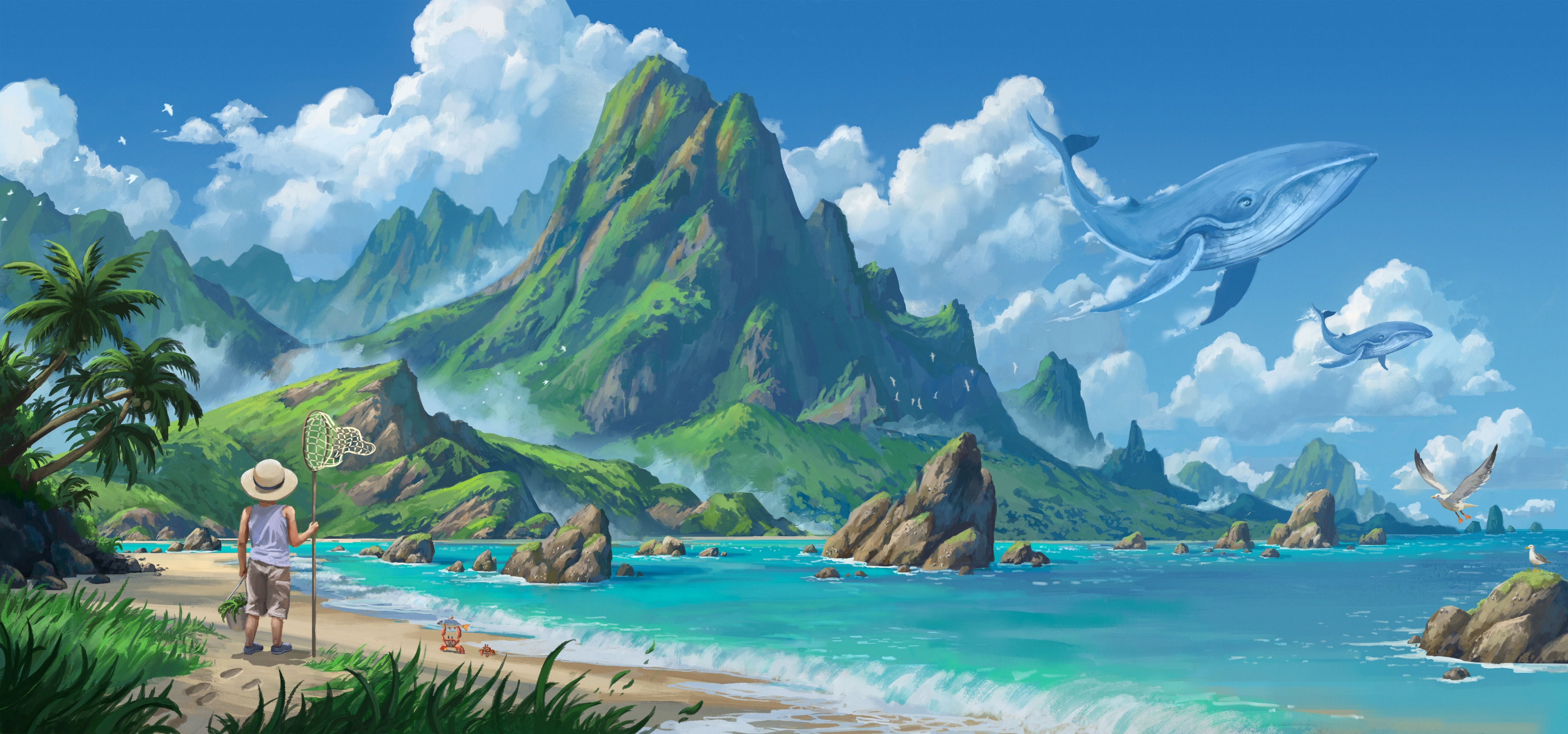 L'île Aux Baleines flottantes par JorisHalgand