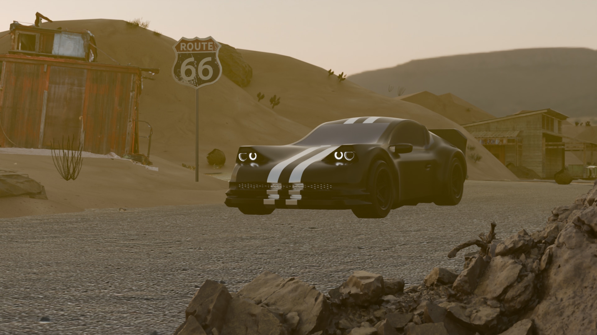 Concept car désertique par tfou