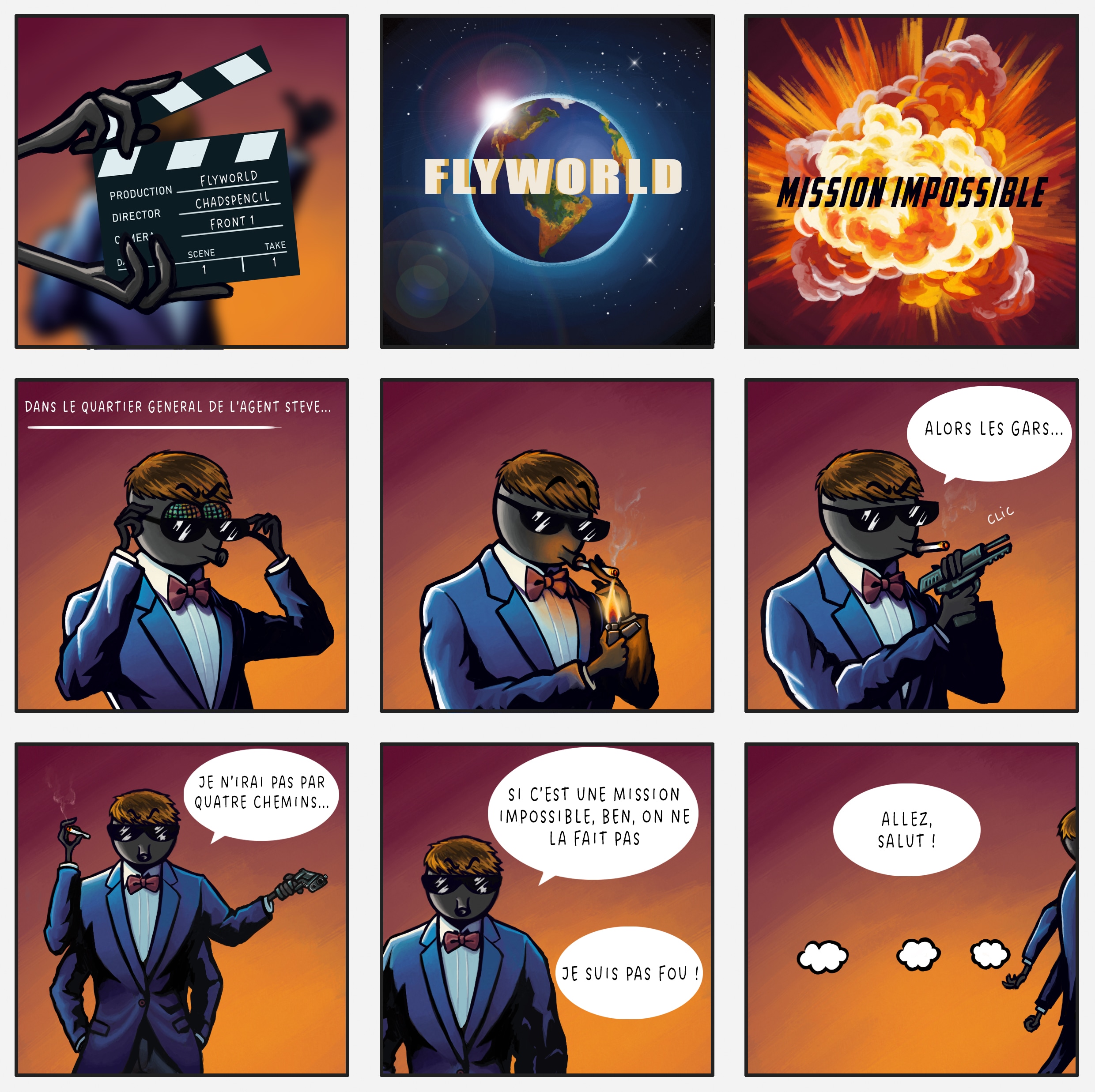 L'agent Steve par chad