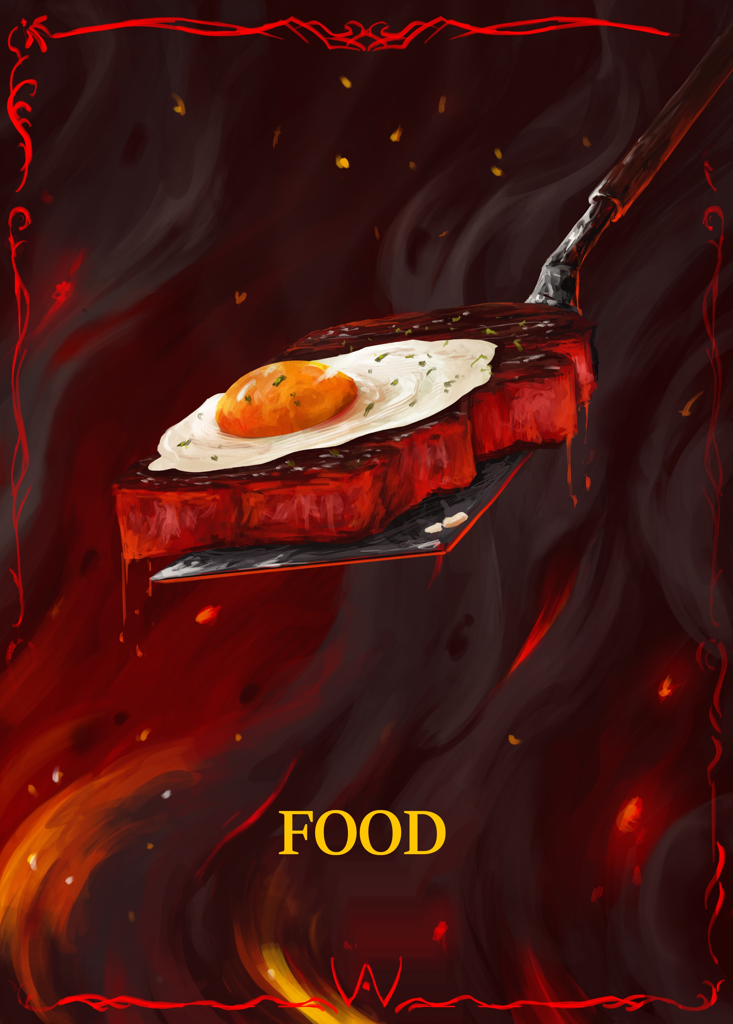 token food par white