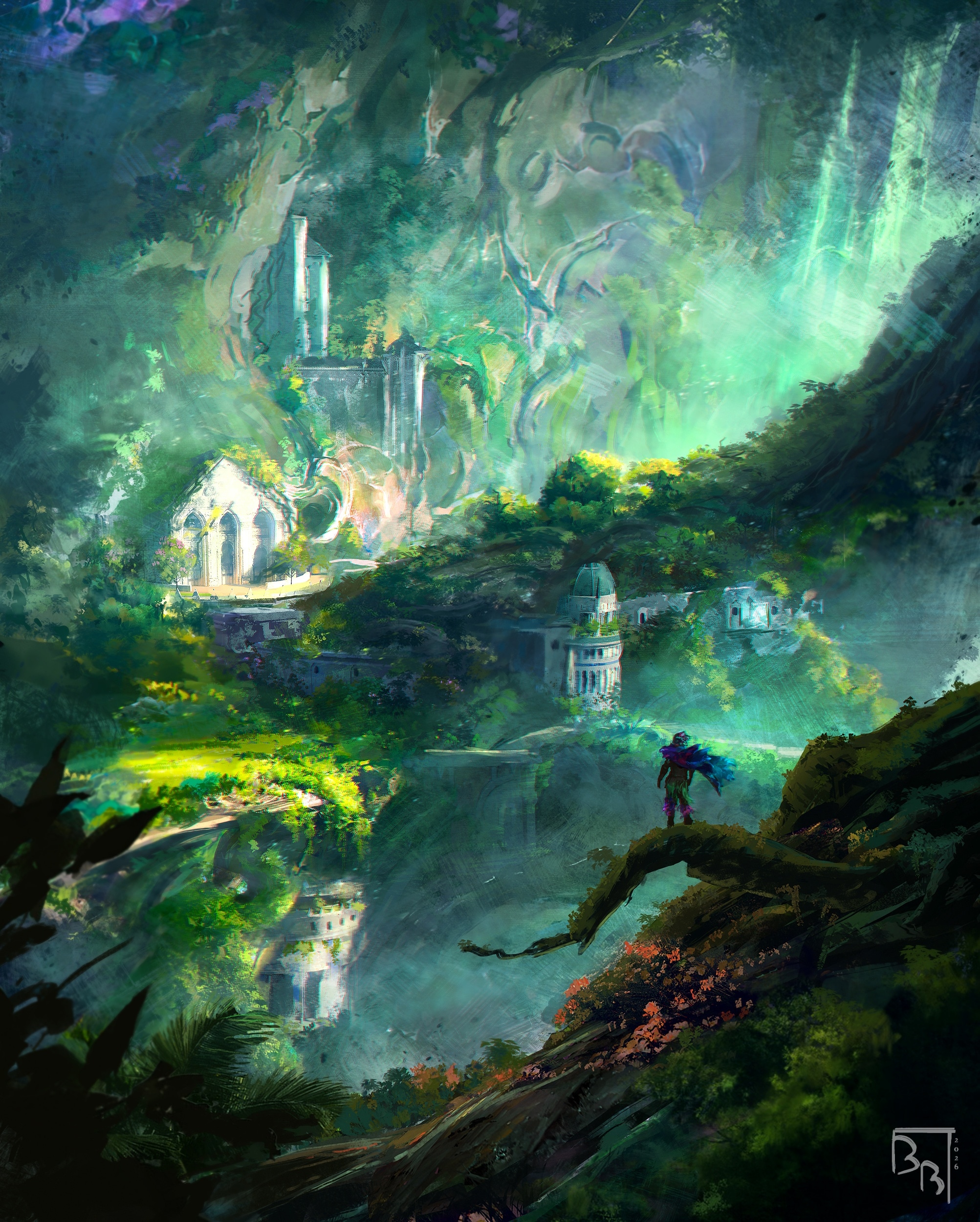 Universes Beyond : Guild Wars 2 - Basic Lands par Drovek