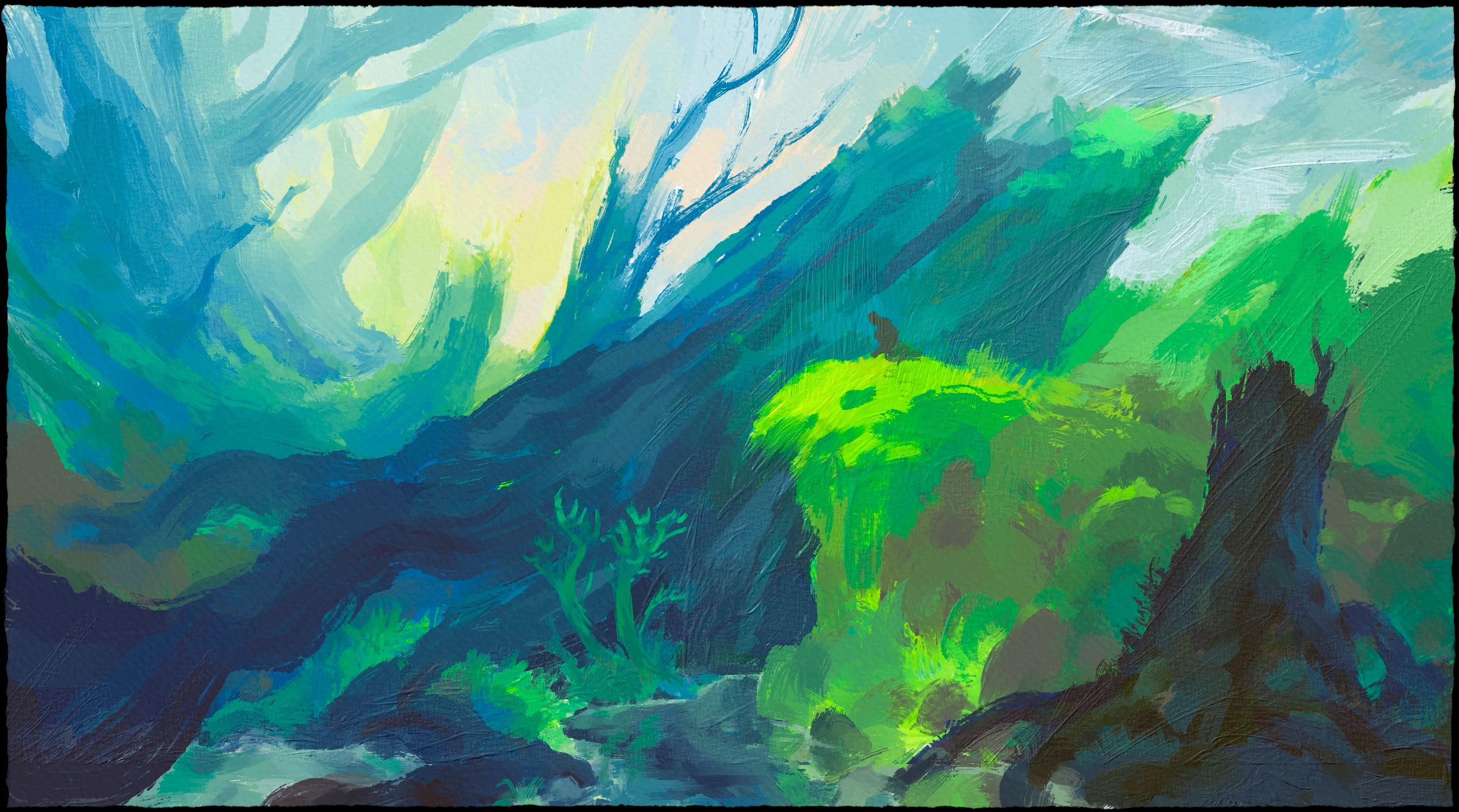 [WIP] Ancient Forest Pond par Bonzaii
