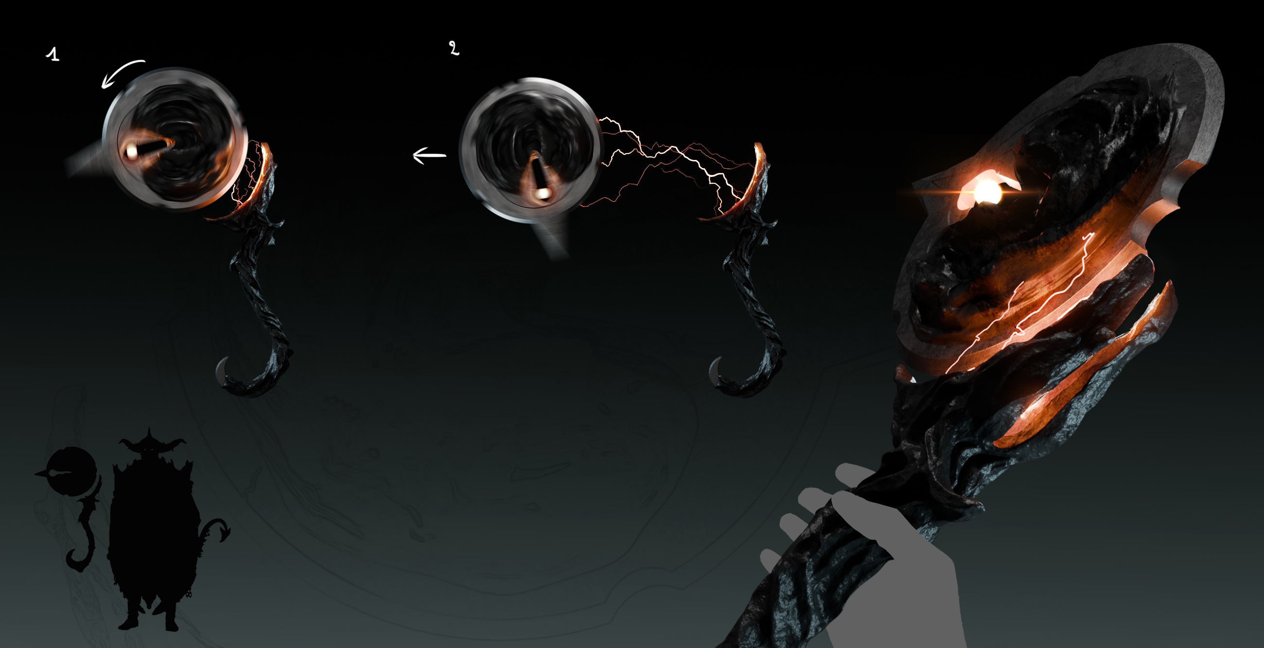 WEAPON DESIGN - ECLIPSIS CRUENTA par David Bourret