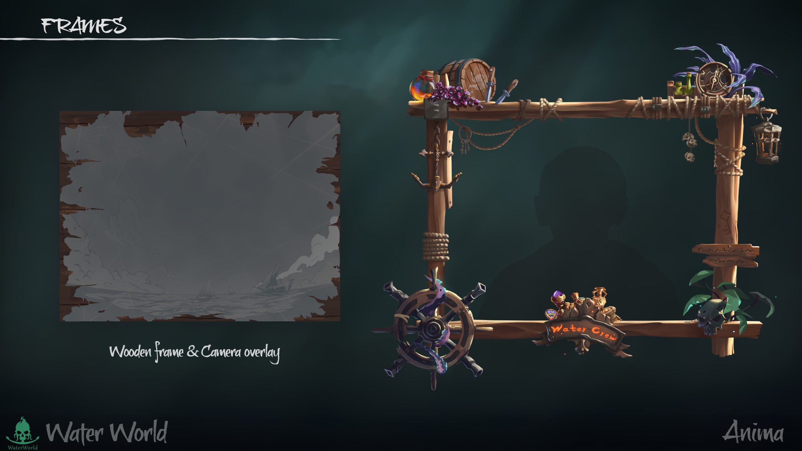 Cadre Twitch Sea of Thieves par Nïma