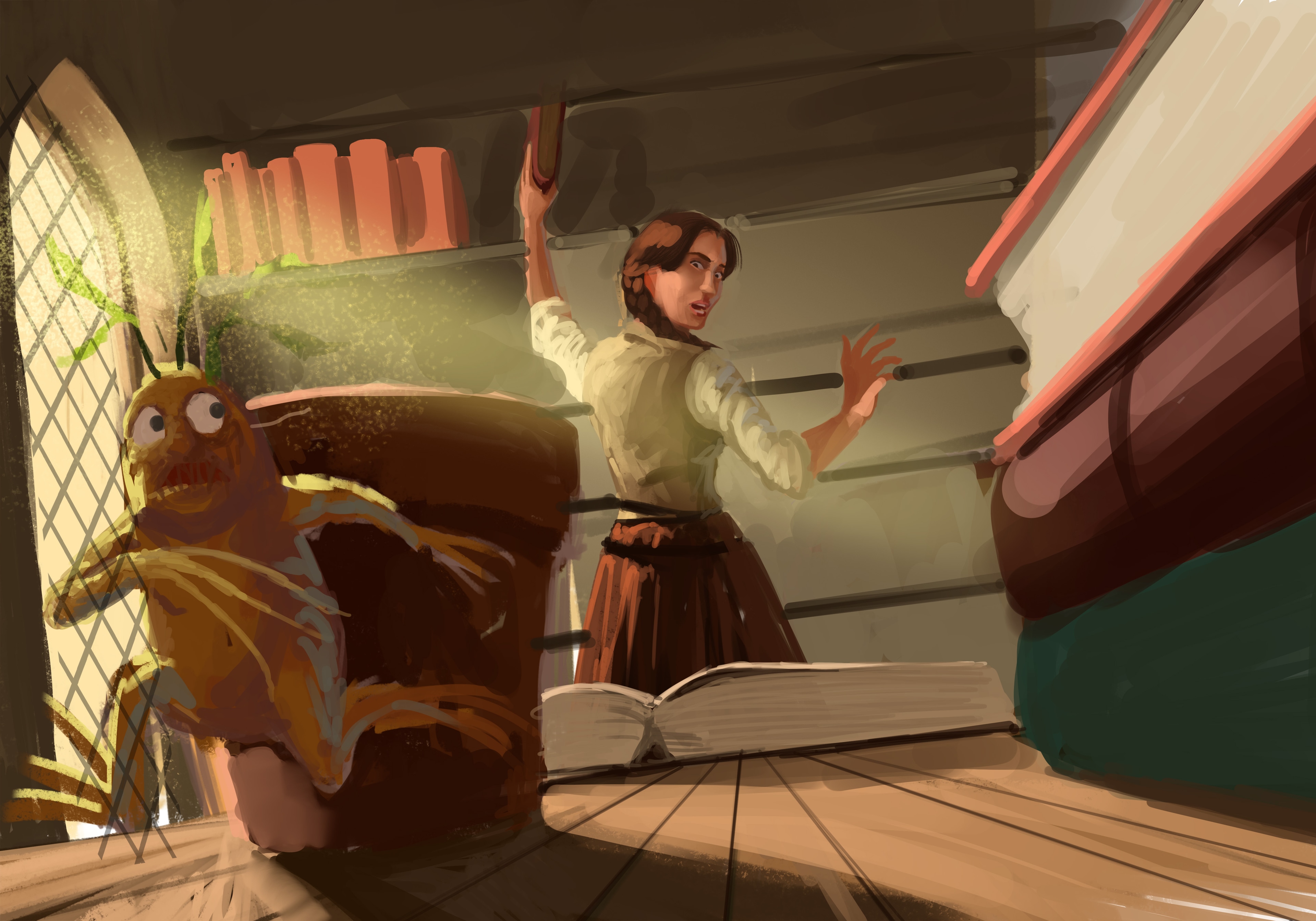 Wip la fuite de la mandragore par Moscardino