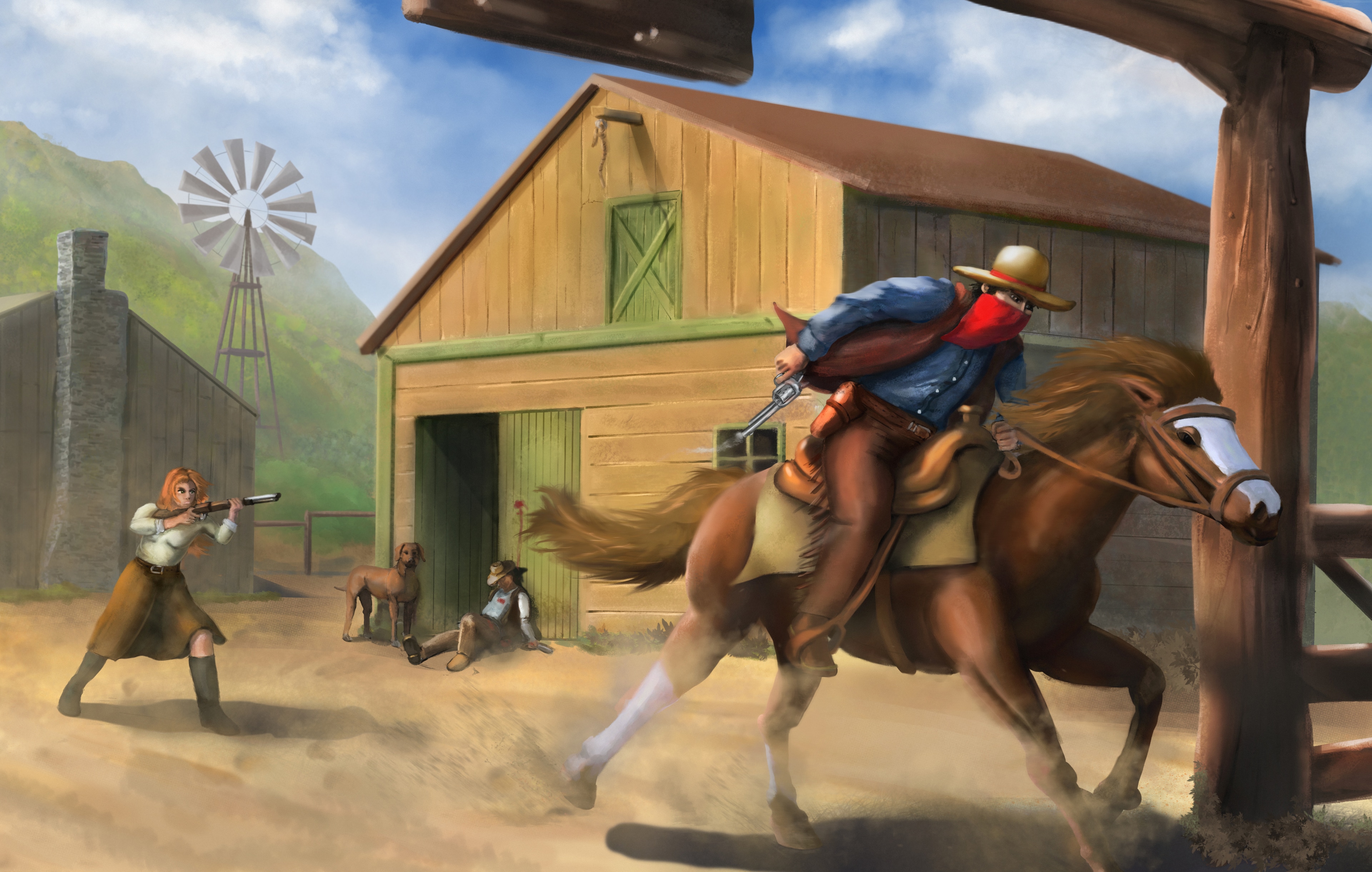 Wildwest - Fuite par Taufi