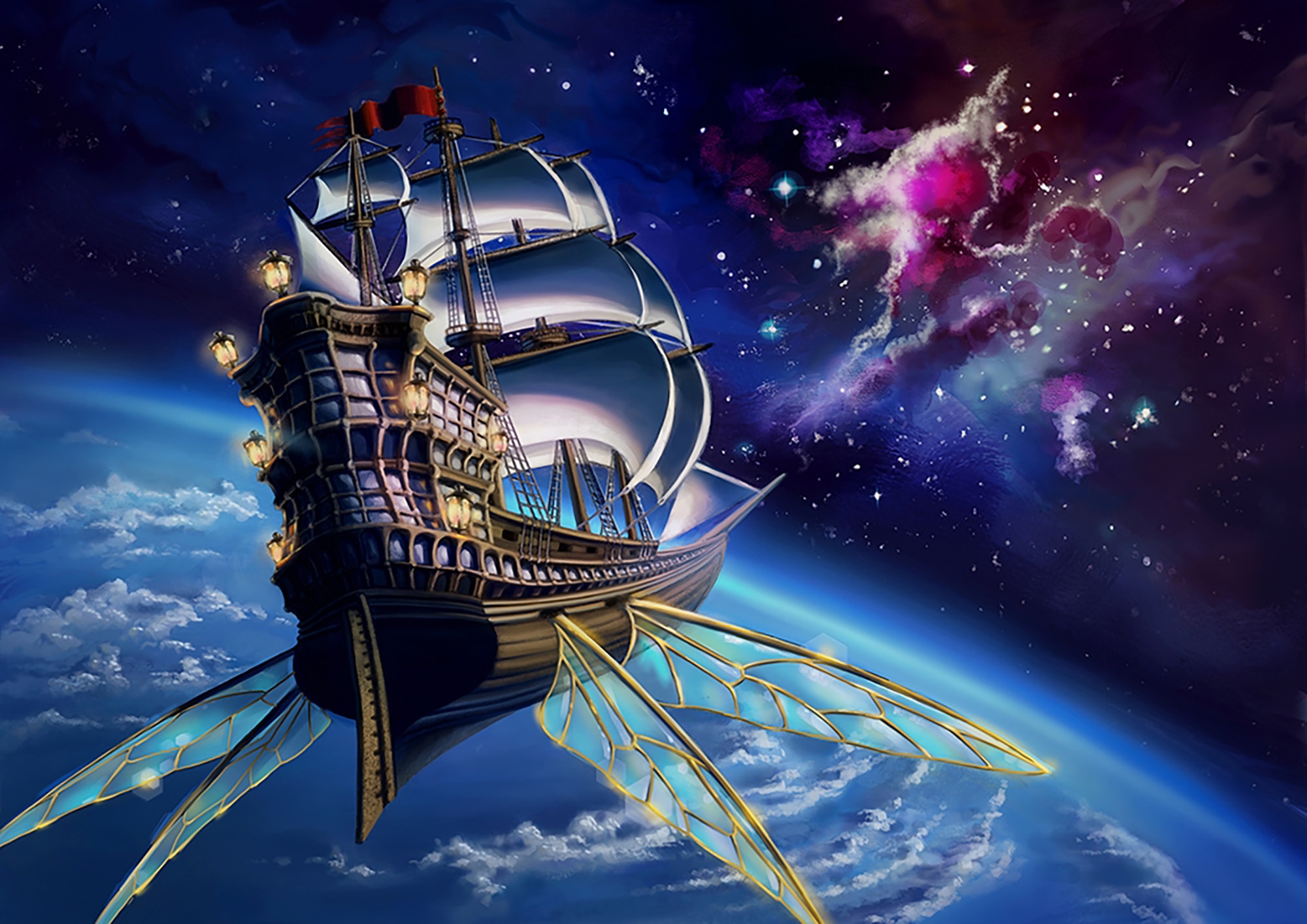 Galactic Ship par Caro