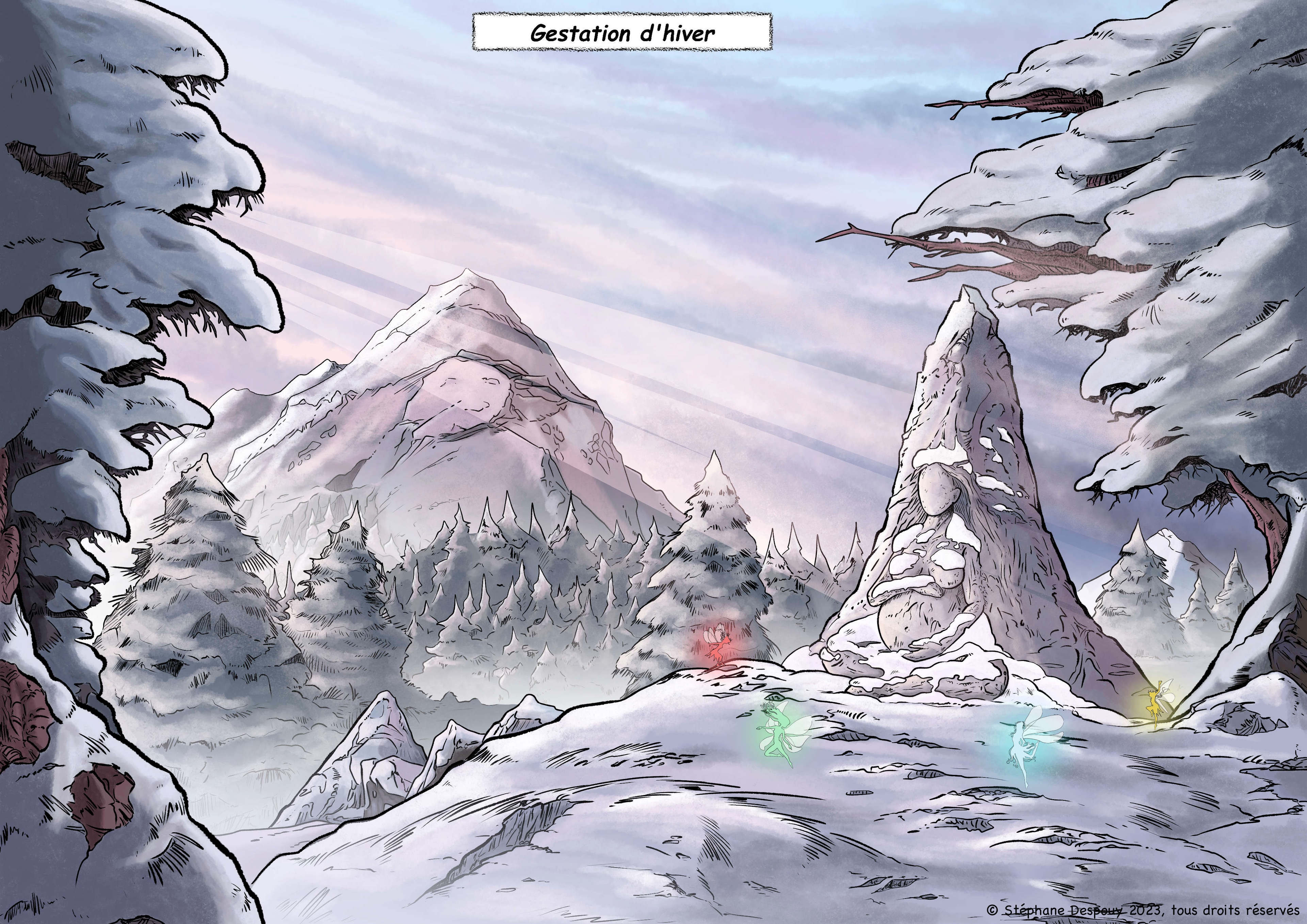 Premières illustrations par Essene Studio Créativ